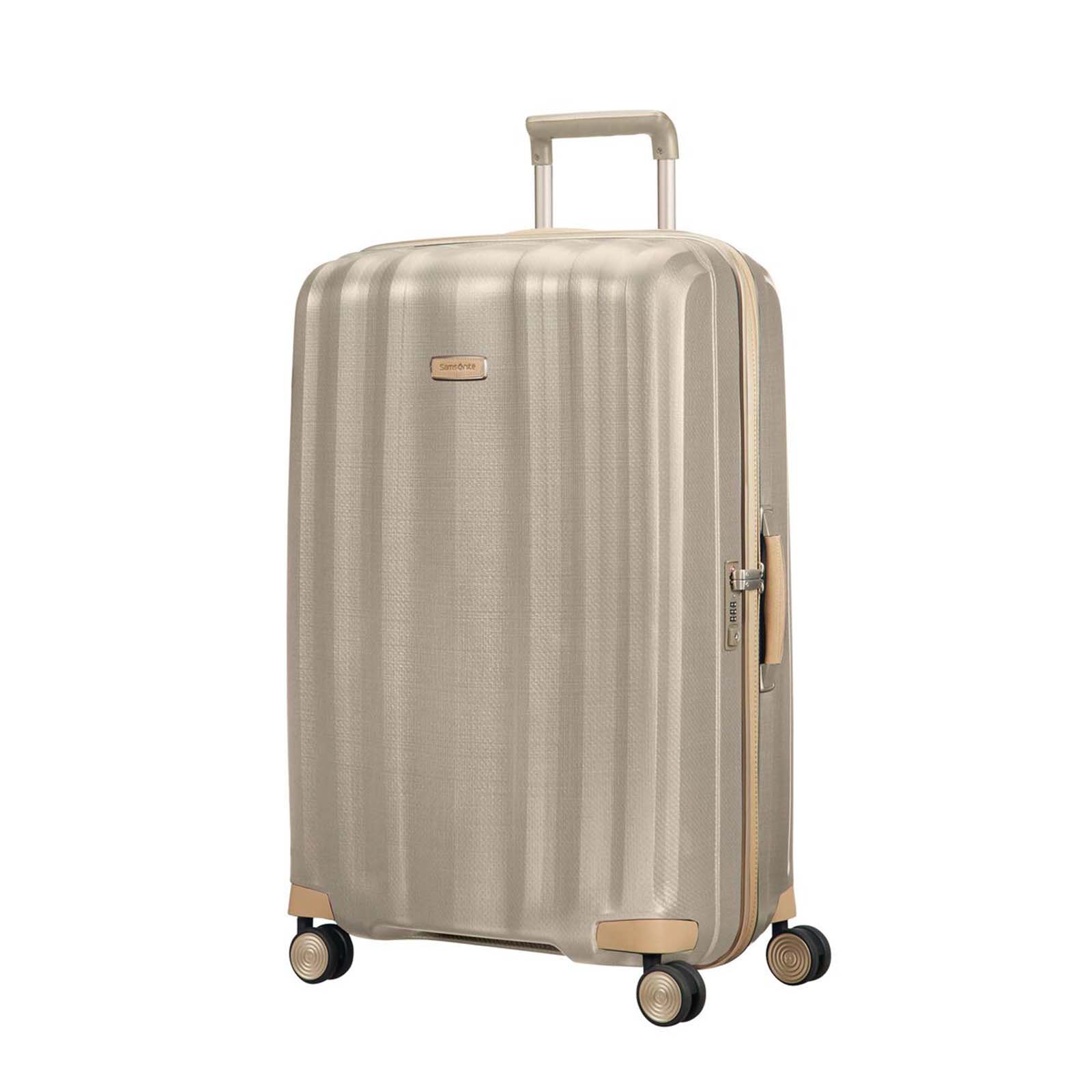 Samsonite store gold suitcase