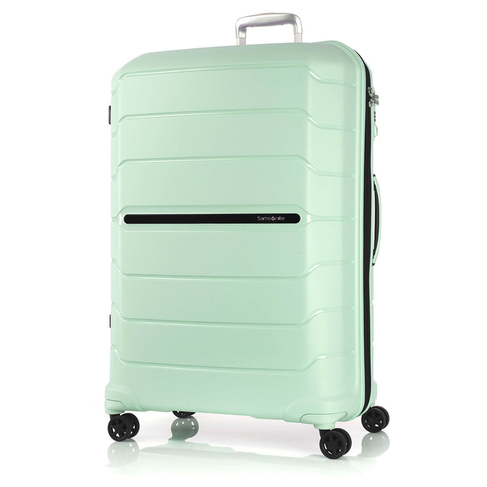 Mint cheap green suitcase