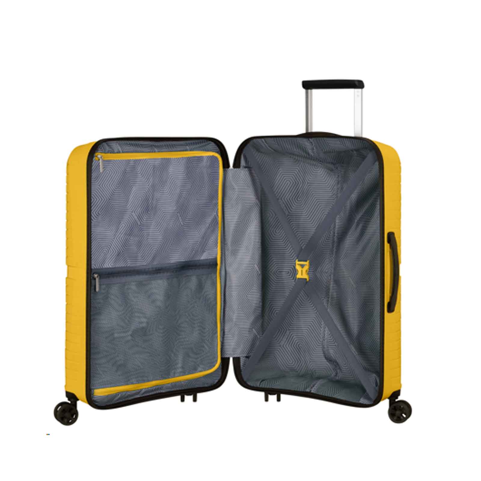 American-Tourister-Airconic-67cm-Suitcase-Lemondrop-Open