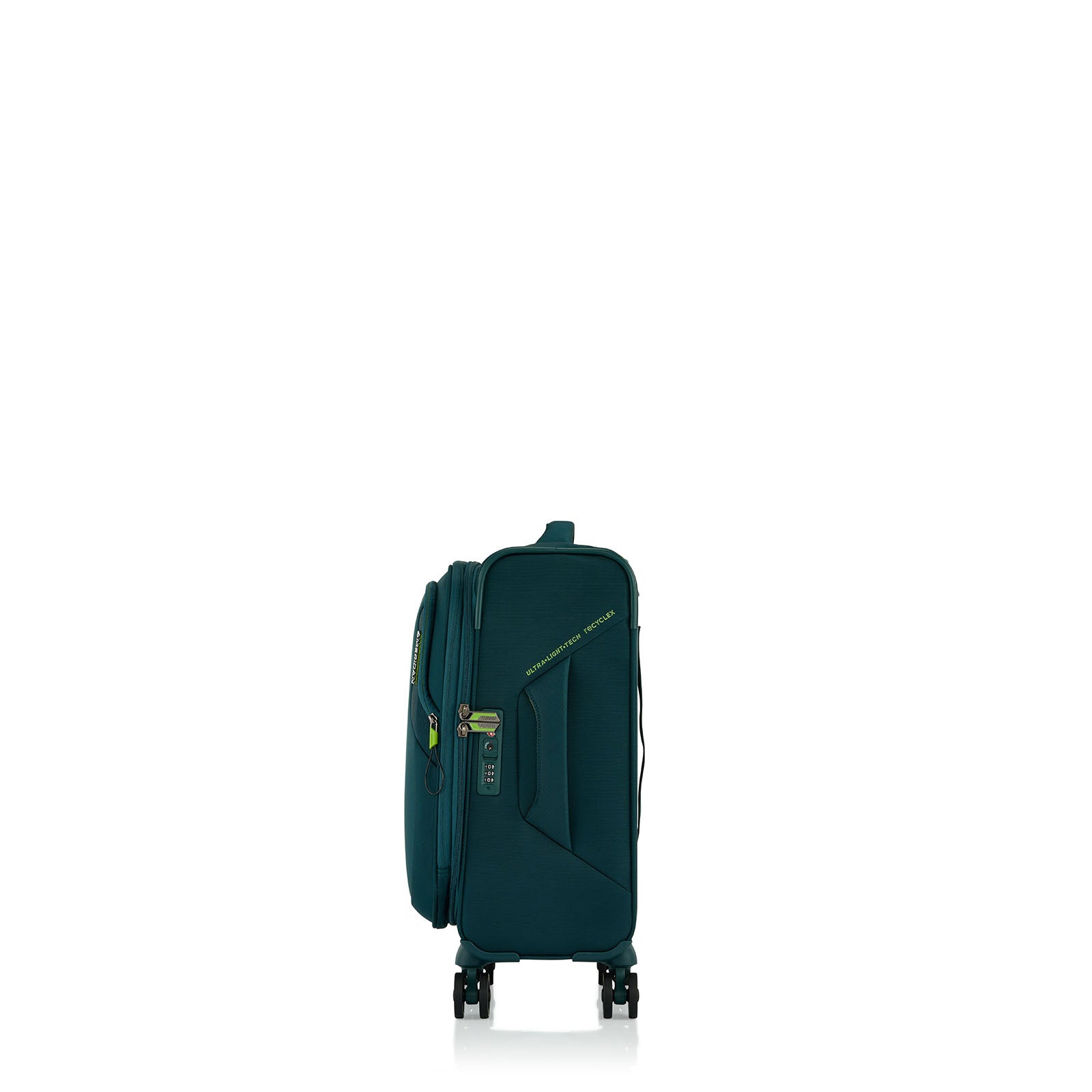 American-Tourister-Applite-5-Eco-55cm-Carry-On-Suitcase-Varsity-Green-Handle