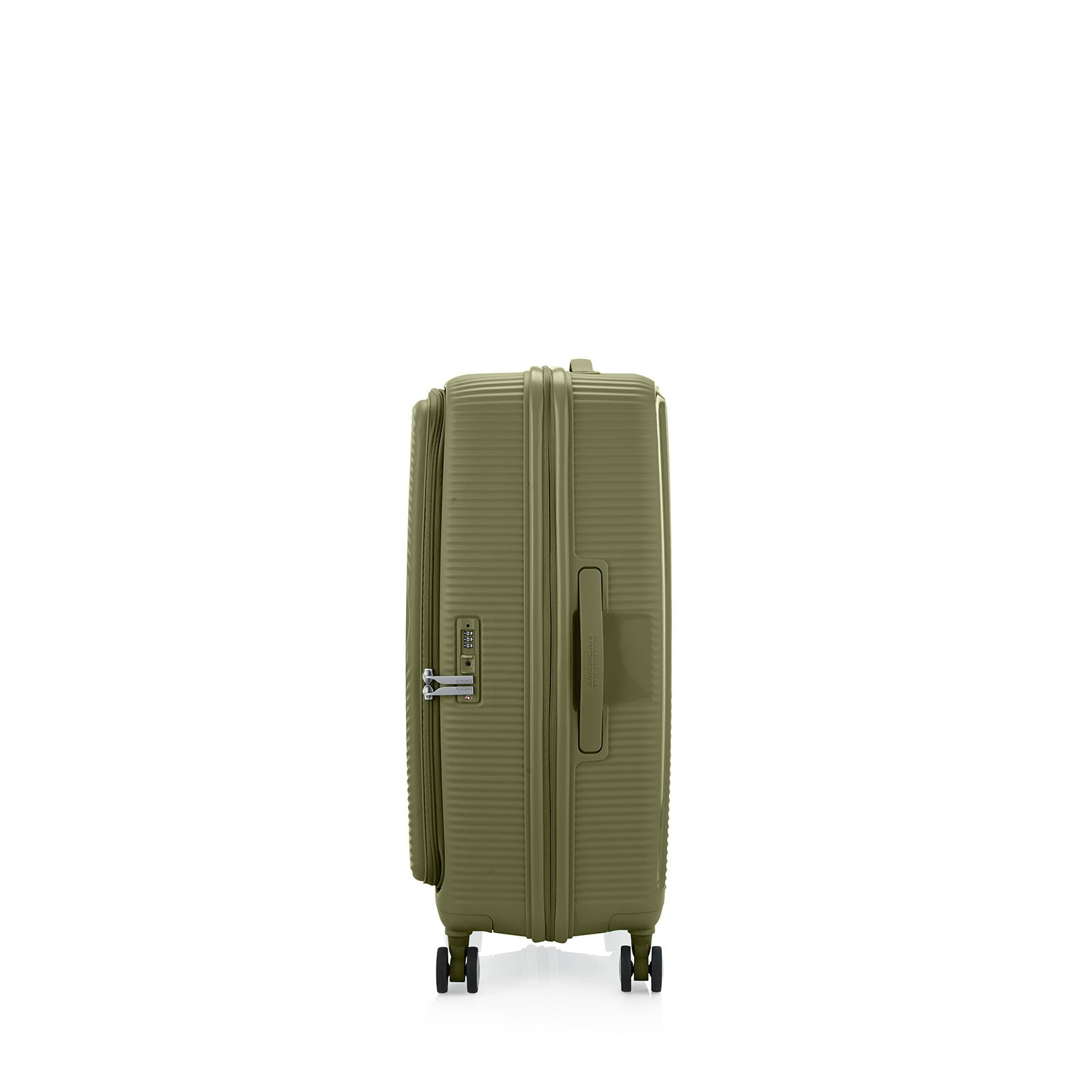 American Tourister Curio Book Opening 75cm Suitcase Khaki