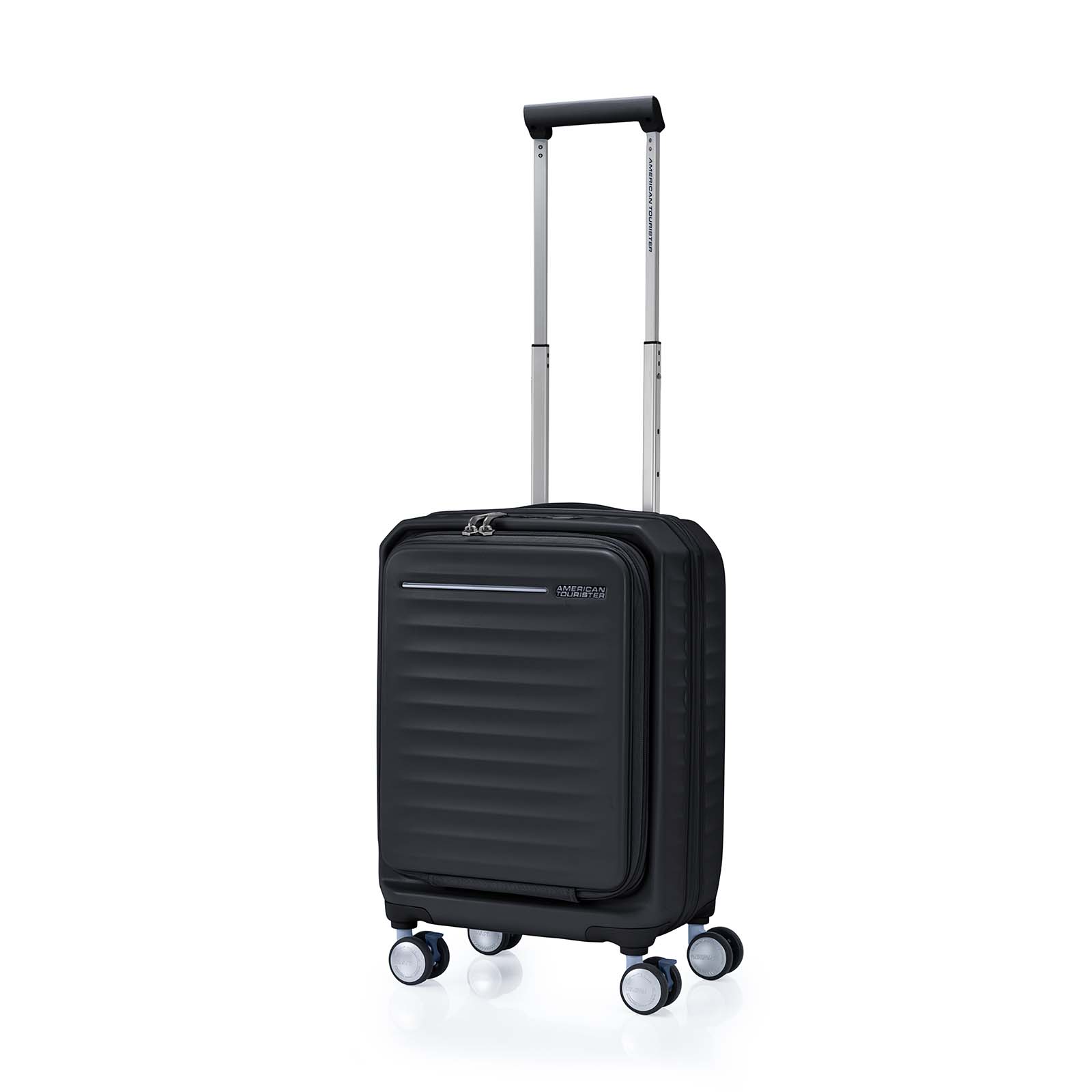 American-Tourister-Frontec-54cm-Suitcase-Black