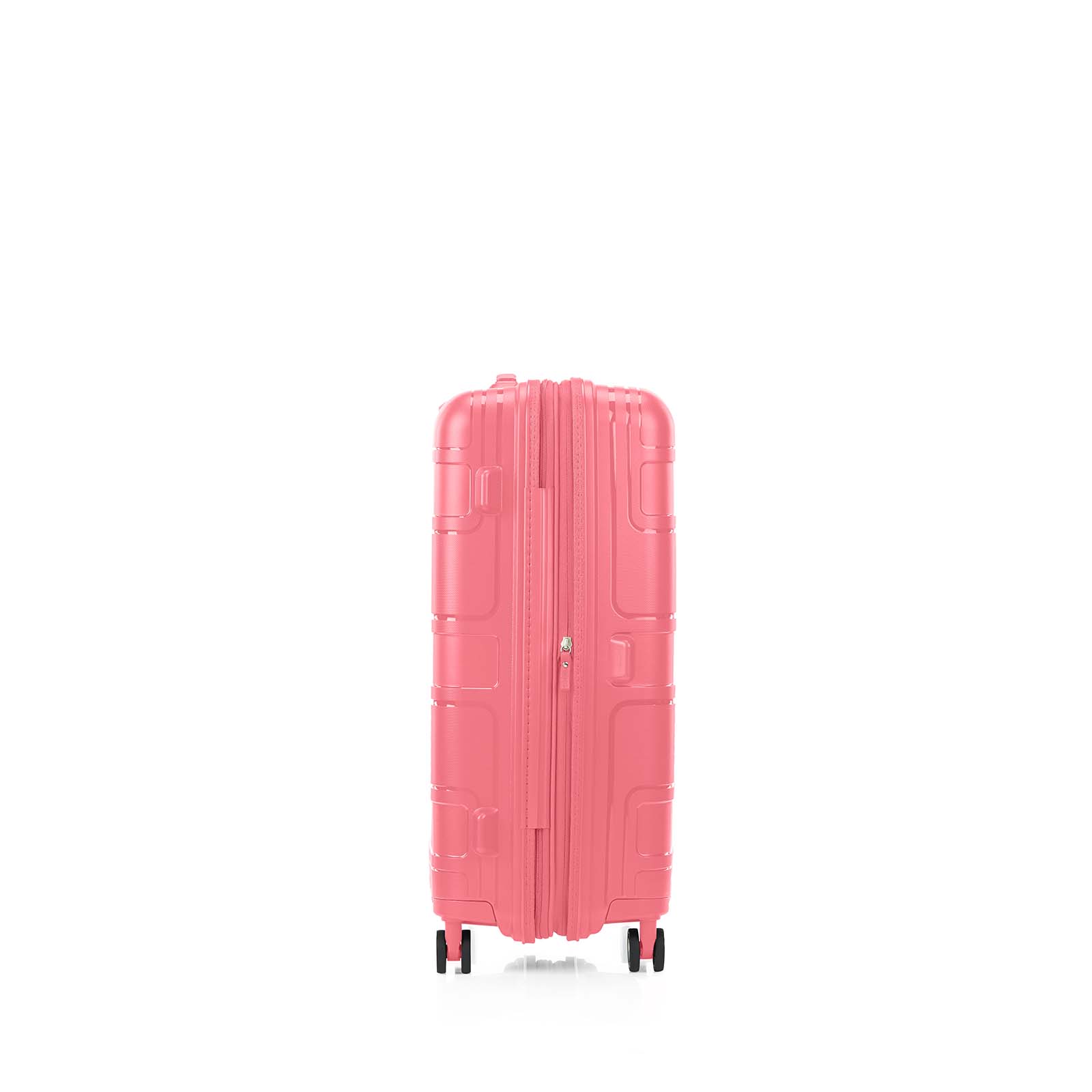 American-Tourister-Light-Max-69cm-Suitcase-Pink-Blush-Side