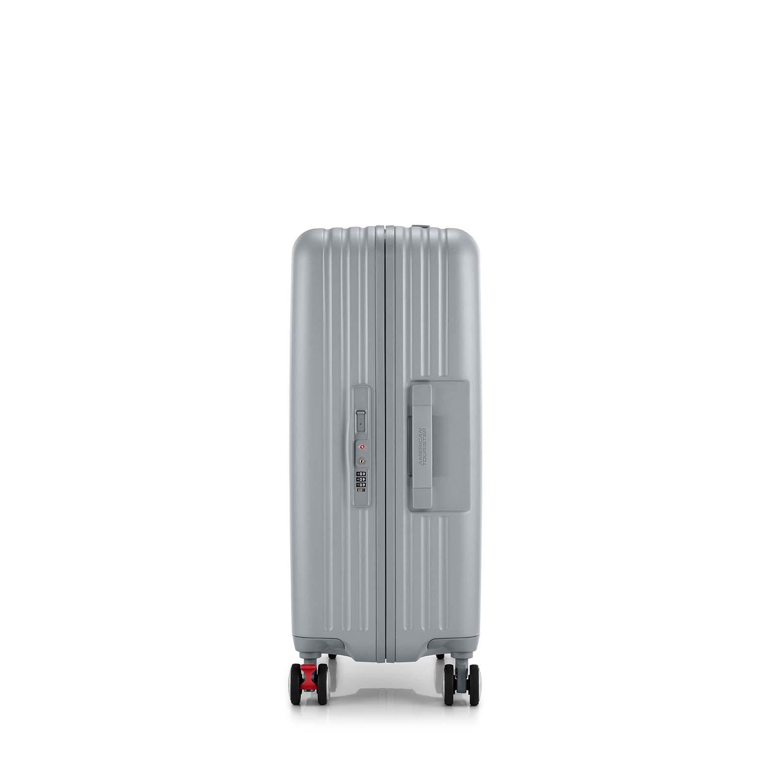 American-Tourister-Lockation-65cm-Suitcase-Light-Silver-Handle