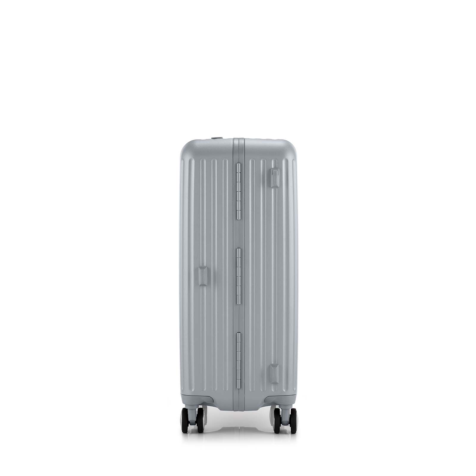 American-Tourister-Lockation-65cm-Suitcase-Light-Silver-Side