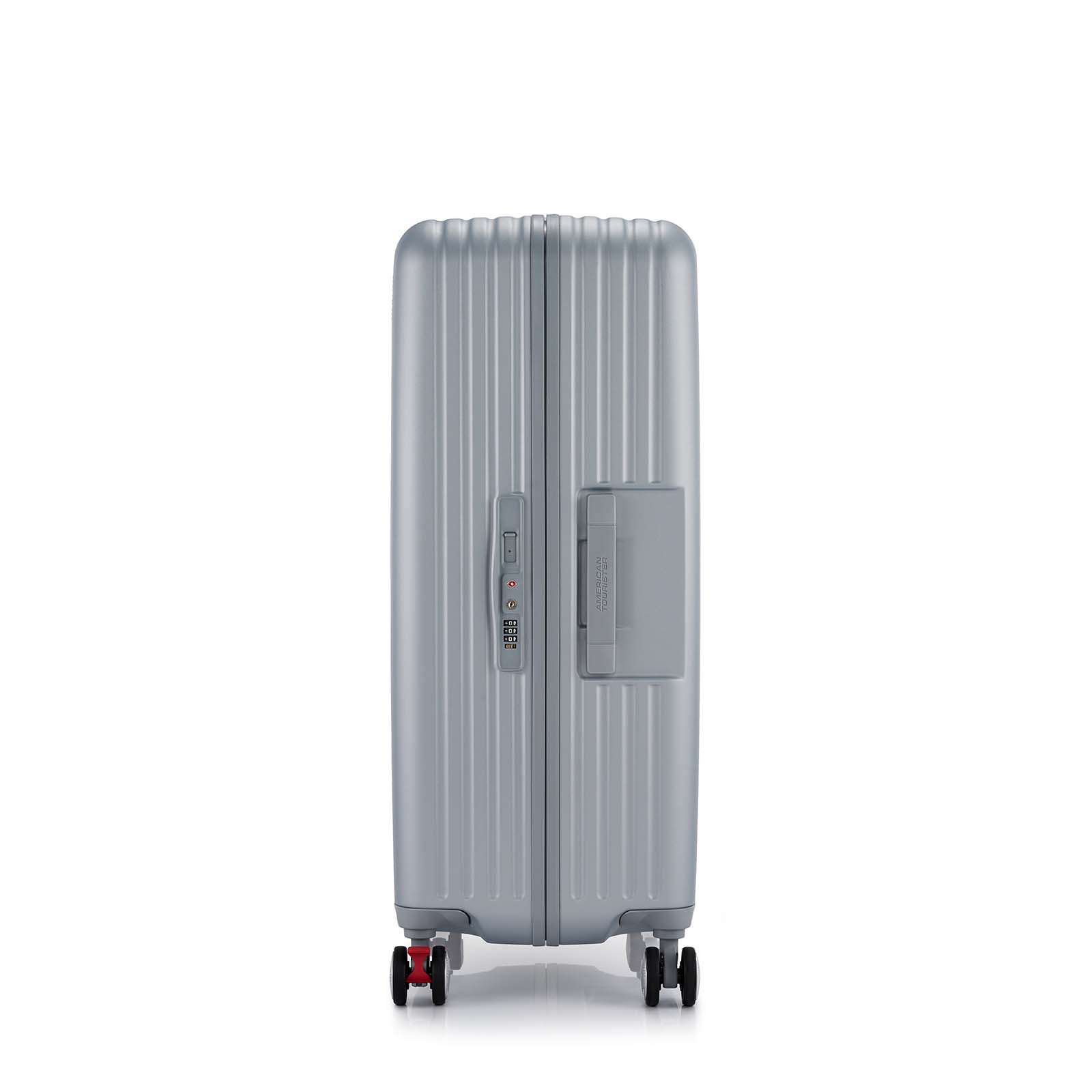 American-Tourister-Lockation-75cm-Suitcase-Light-Silver-Handle