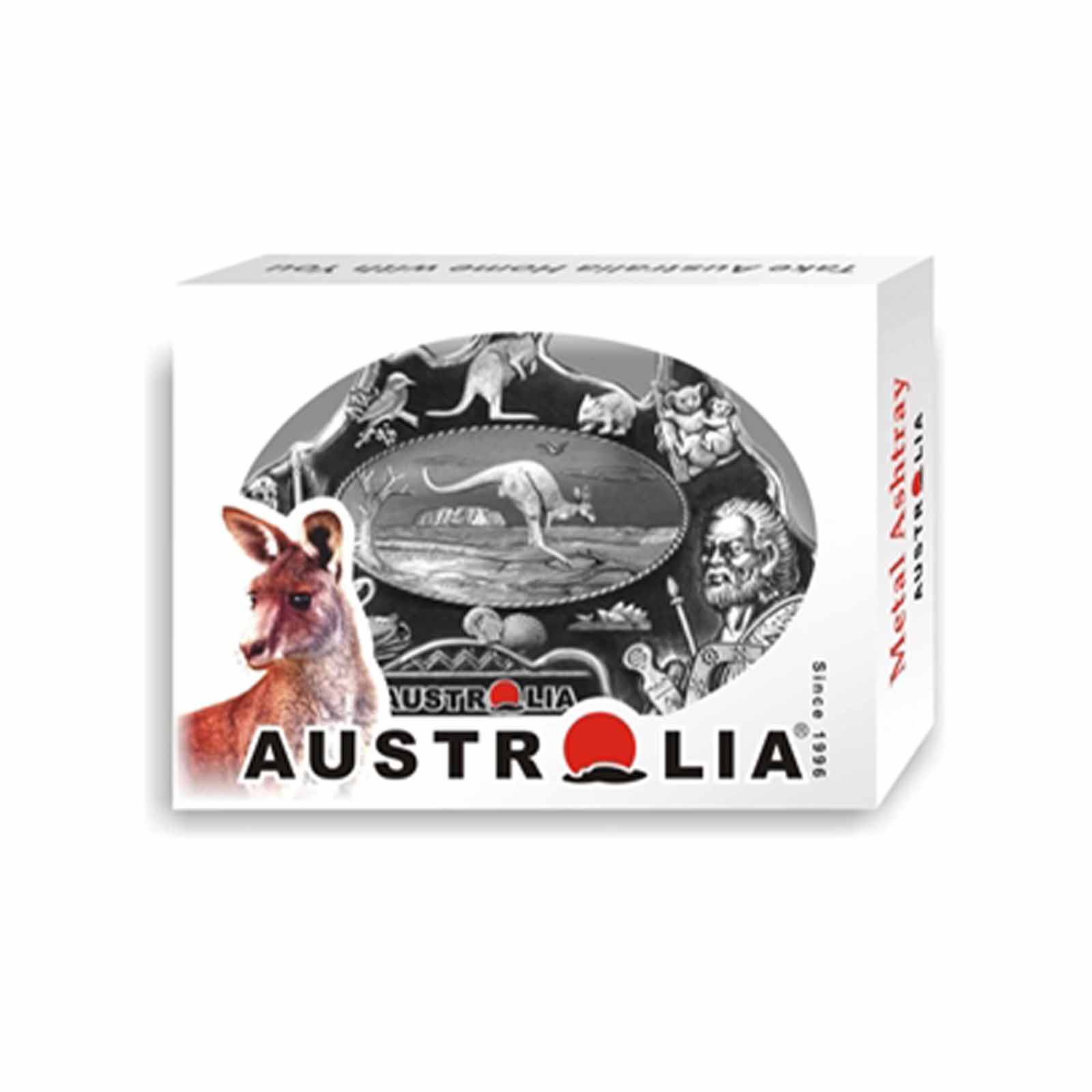 Ash-Tray-Kangaroo-Map-Silver-Boxed