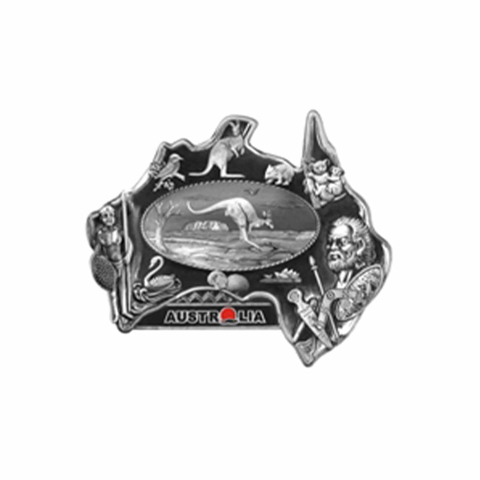 Ash-Tray-Kangaroo-Map-Silver