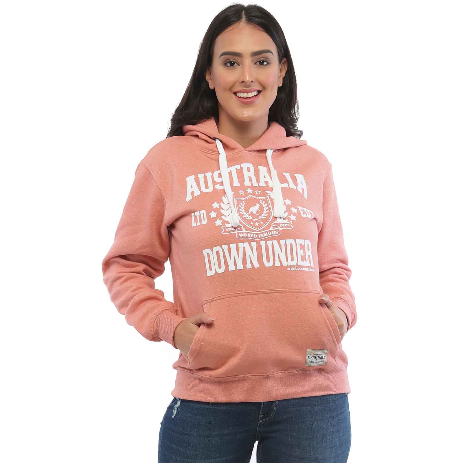 Australia-Crest-Unisex-Hoodie-Nude-Front1