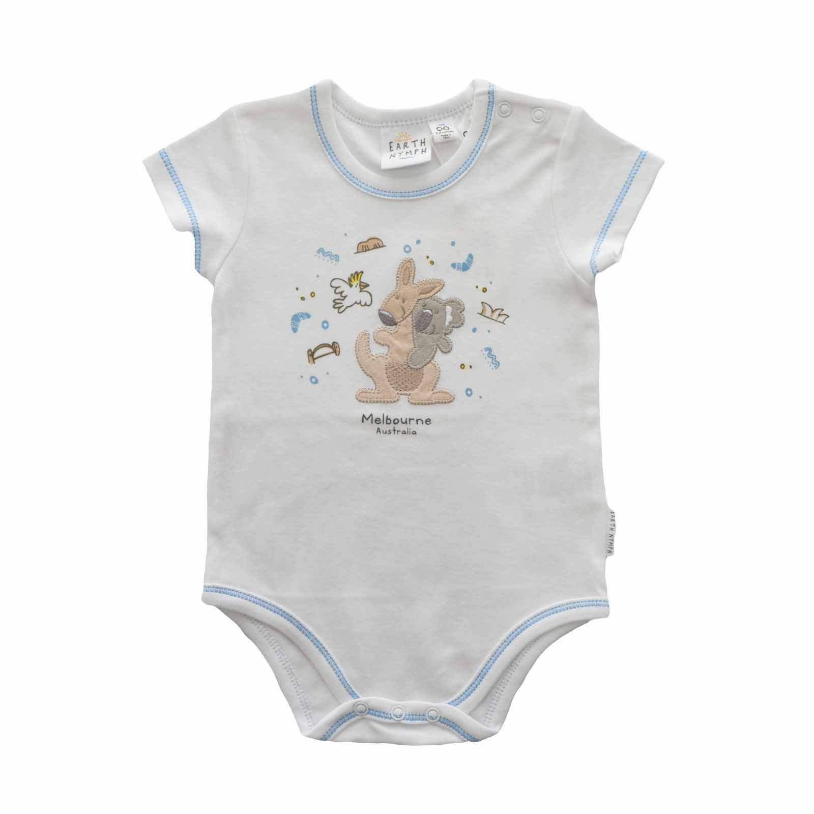 Baby-Boy-Romper-Koala-Kangaroo-White