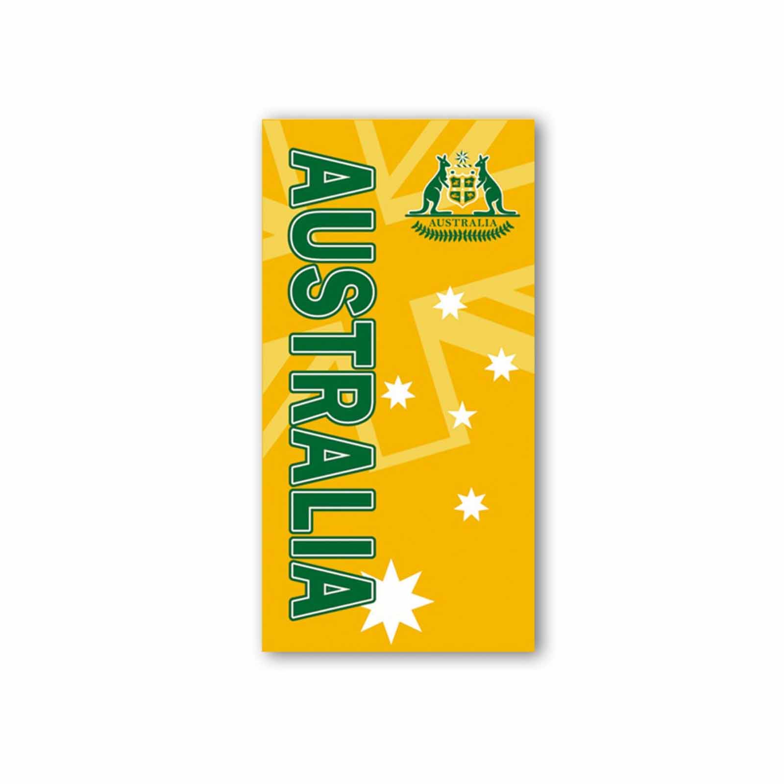 Beach-Towel-Aus-Green-And-Gold