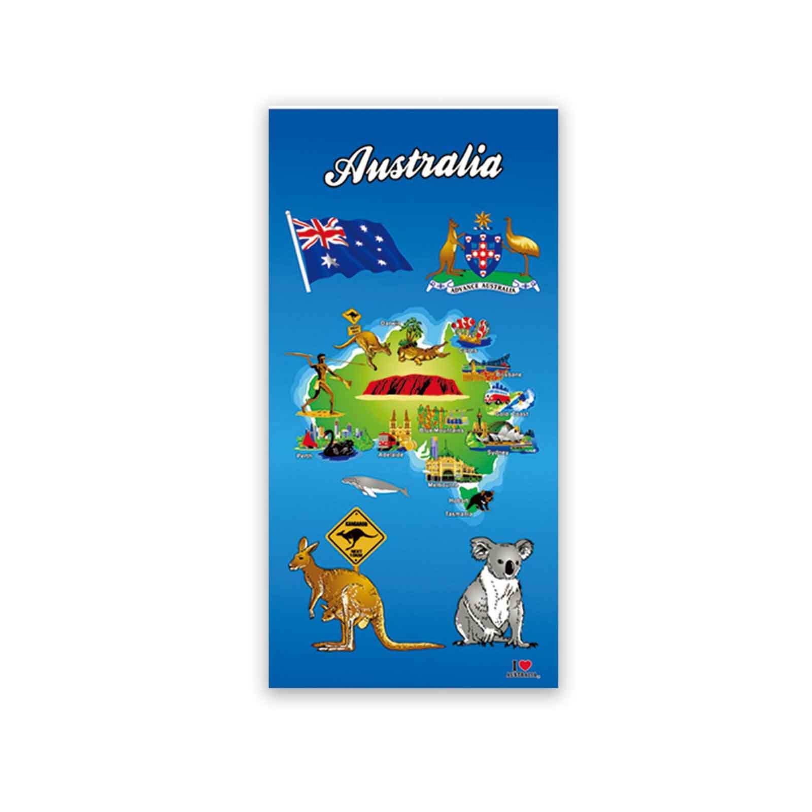 Beach-Towel-Blue-Map-And-Icons