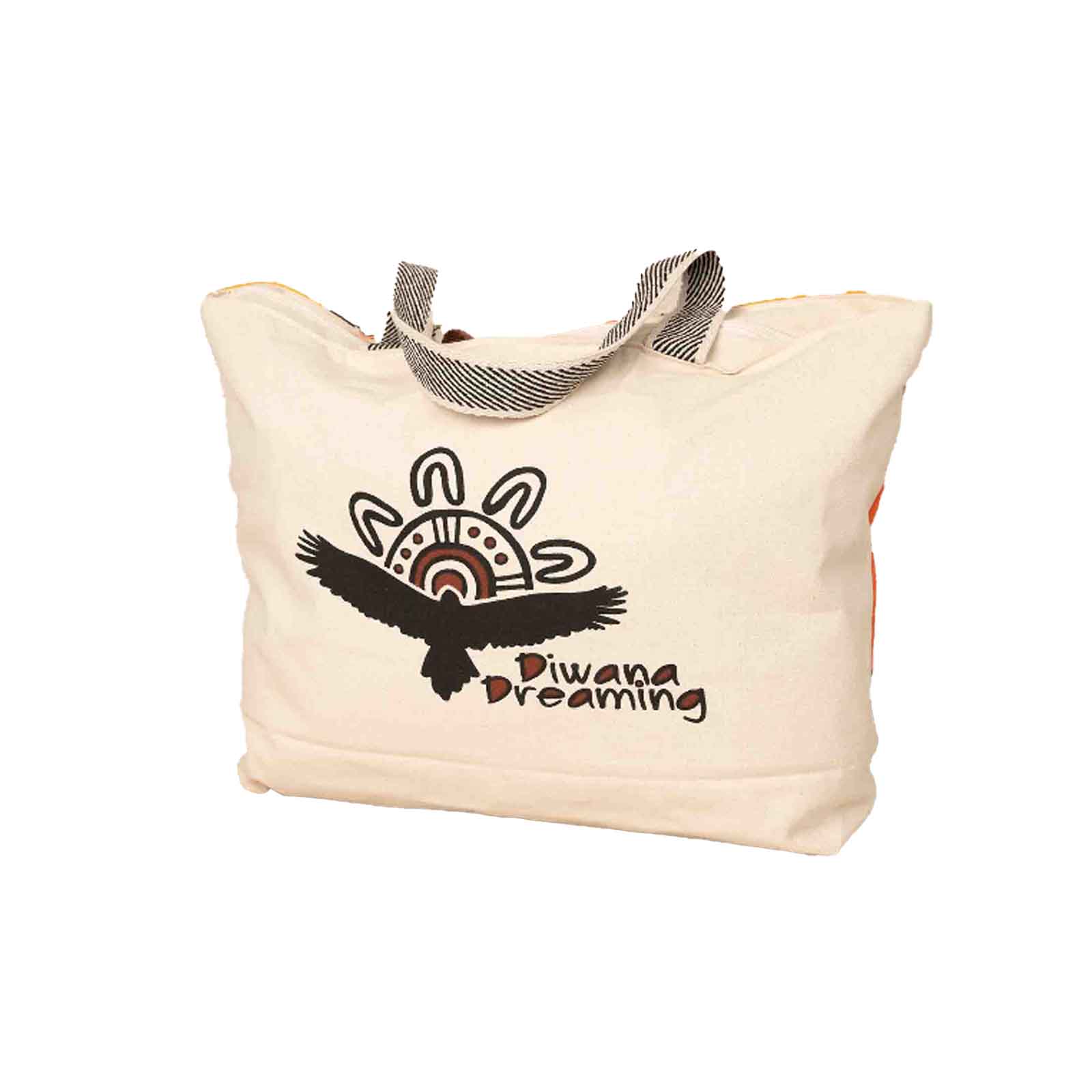 Cotton-Canvas-Shopping-Bag-Source-Of-Life-Sunrise-Back