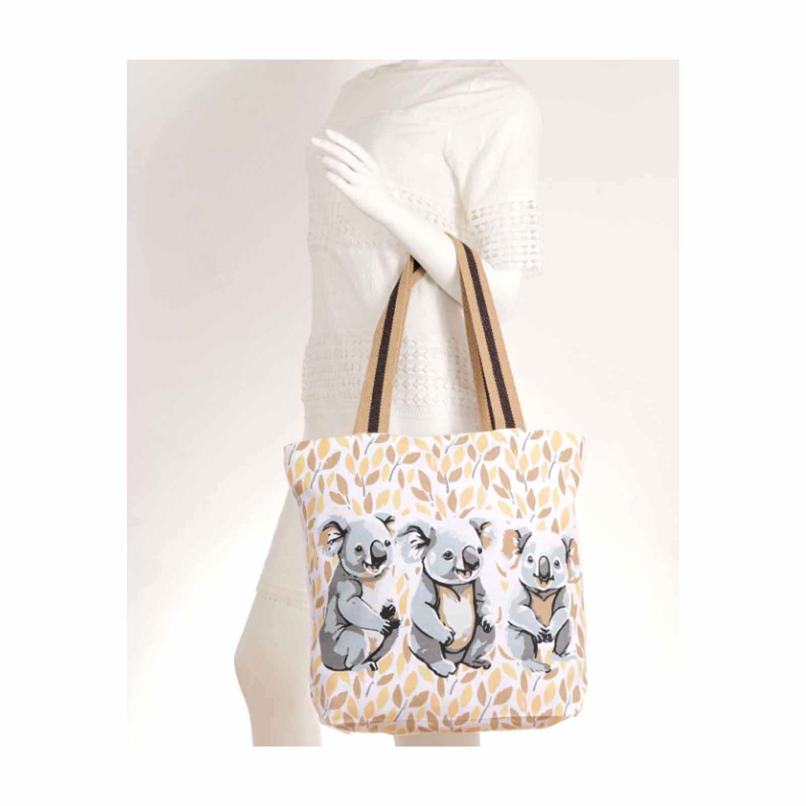 Cotton-Canvas-Tote-Bag-Bush-Mates-Koala-43x38cm