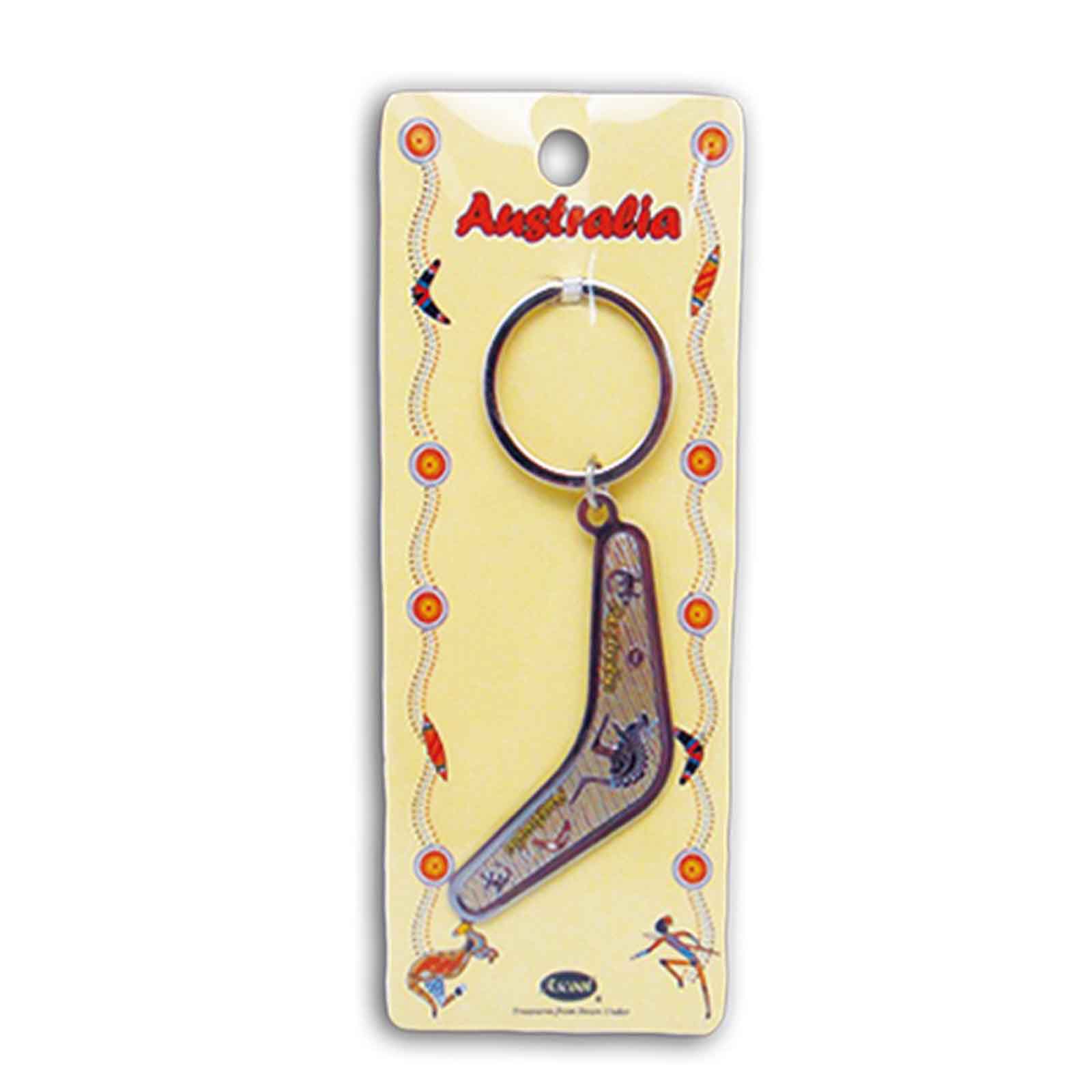 Key-Ring-Boomerang-Aboriginal-Kangaroo