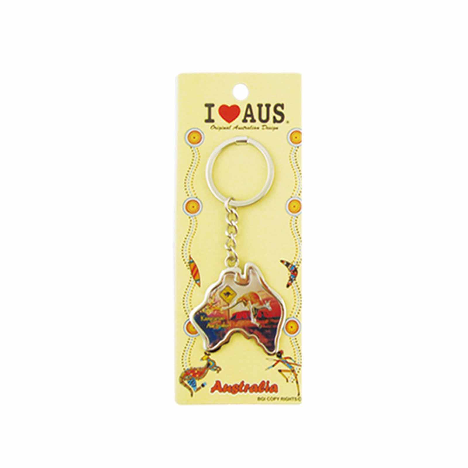 Key-Ring-Map-Road-Sign-Kangaroo-Scene