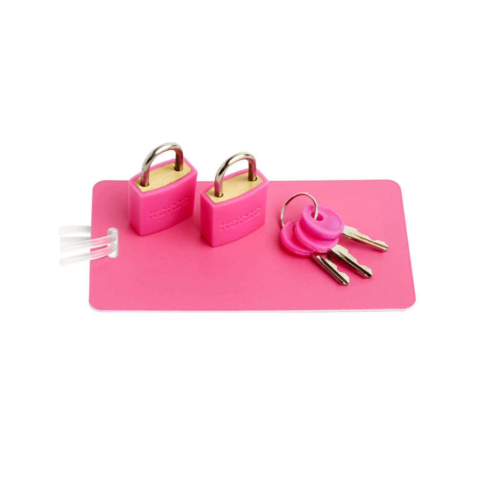 Korjo-Baggage-ID-Set-Yellow-Pink