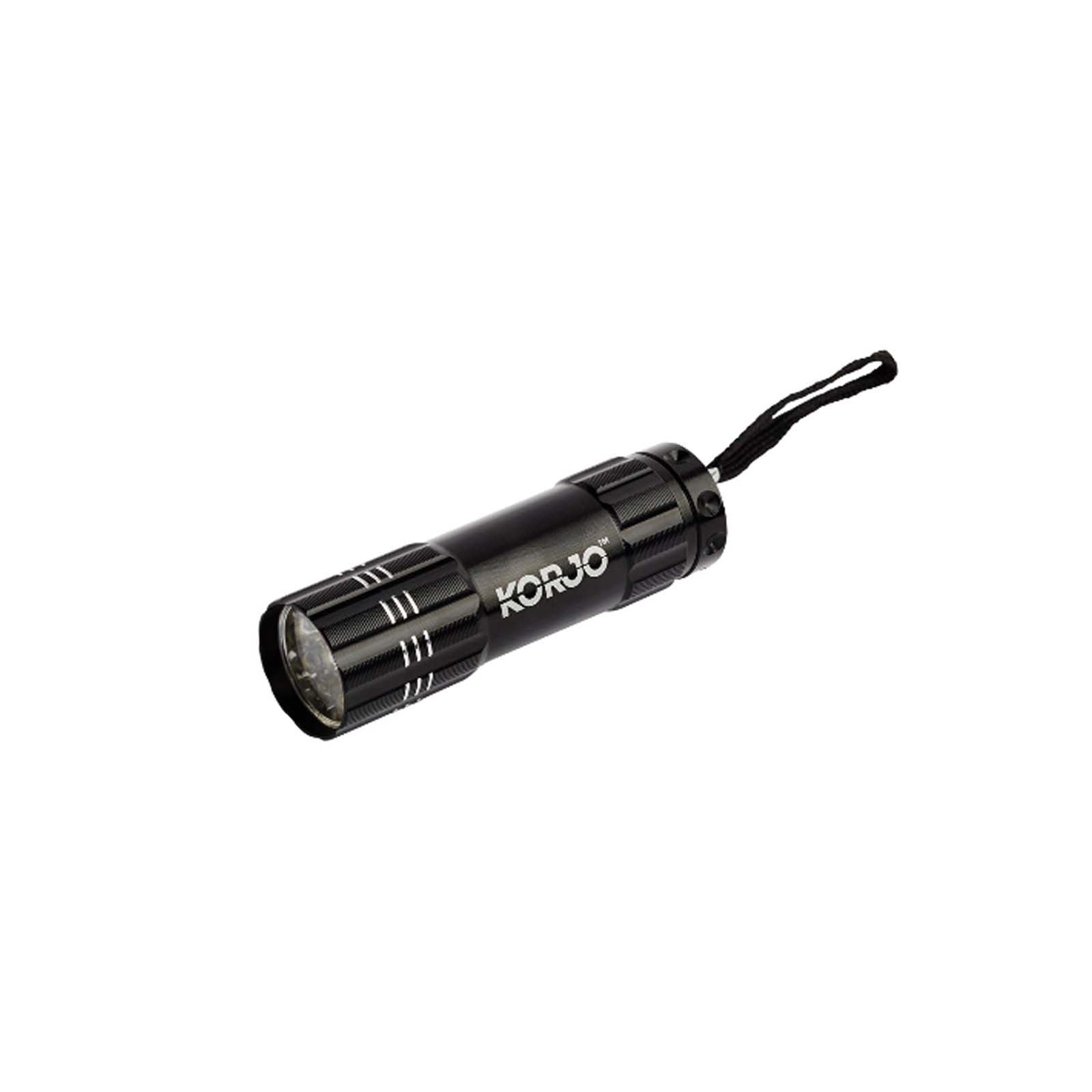 Korjo-LED-Pocket-Torch-Black