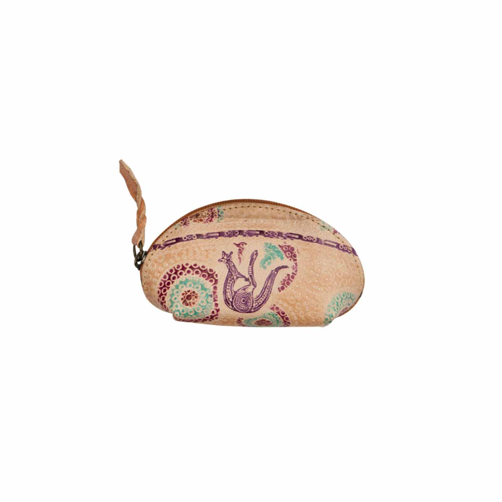 Leather-Coin-Purse-Kangaroo-in-Summer-Flowers-Beige