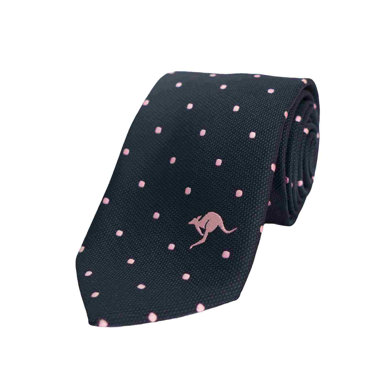 Neck-Tie-Large-Spot-Kangaroo-P