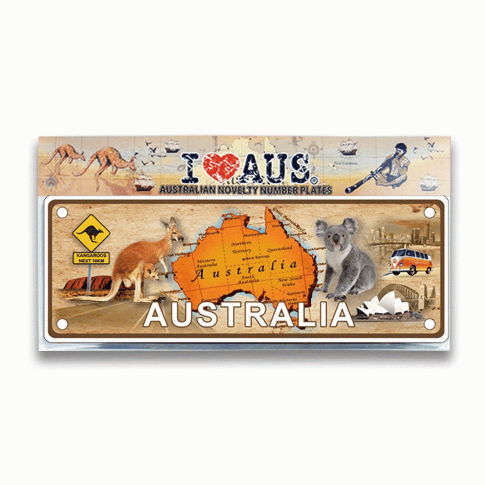 Number-Plate-Kangaroo-Aus-Map-Koala