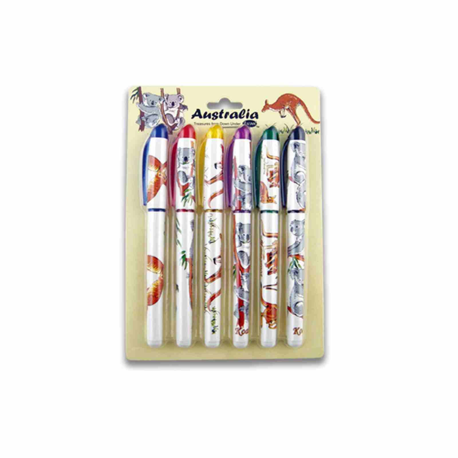 Pen-6-Pack-Kangaroo-Koala