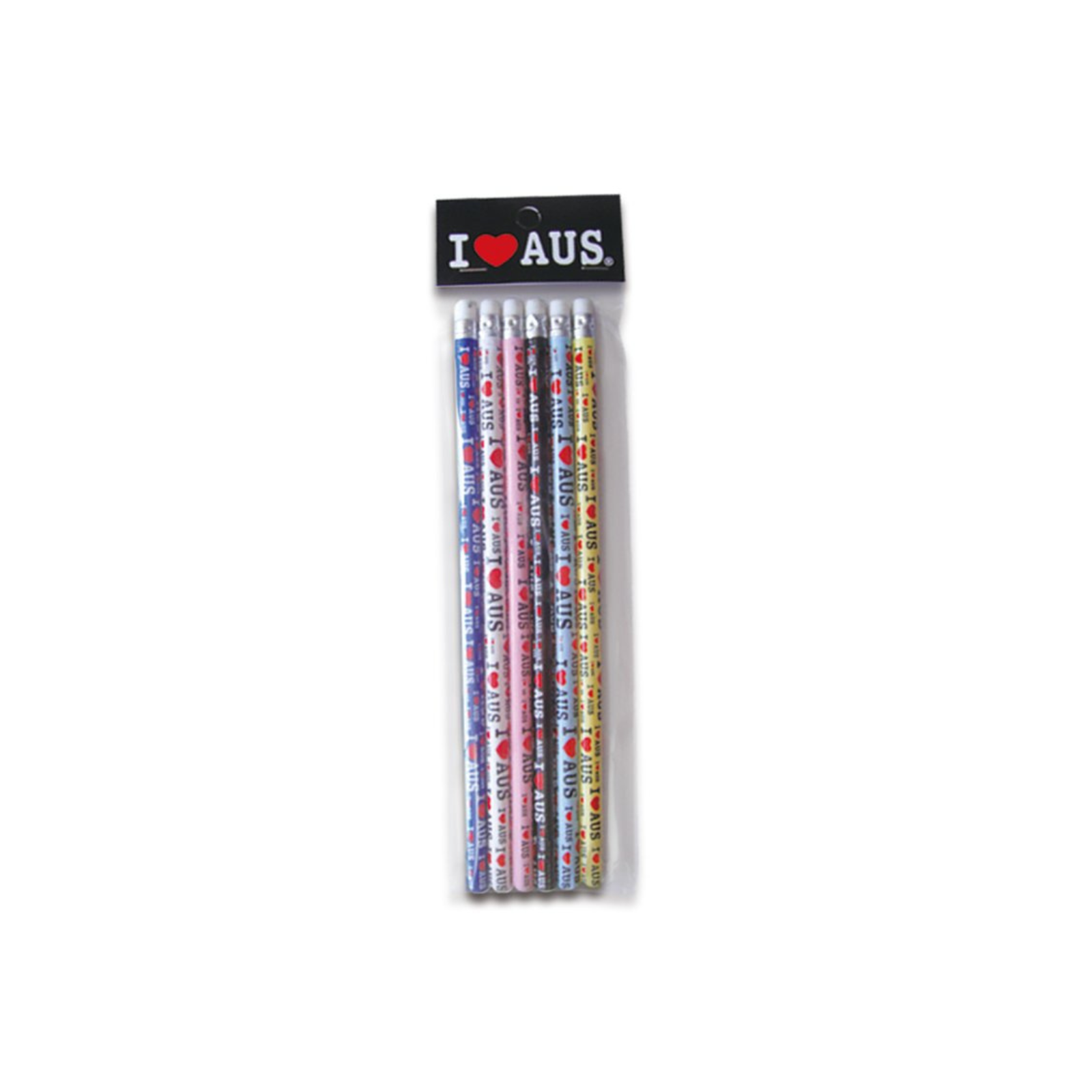 Pencil-6-Pack-I-Luv-Aus