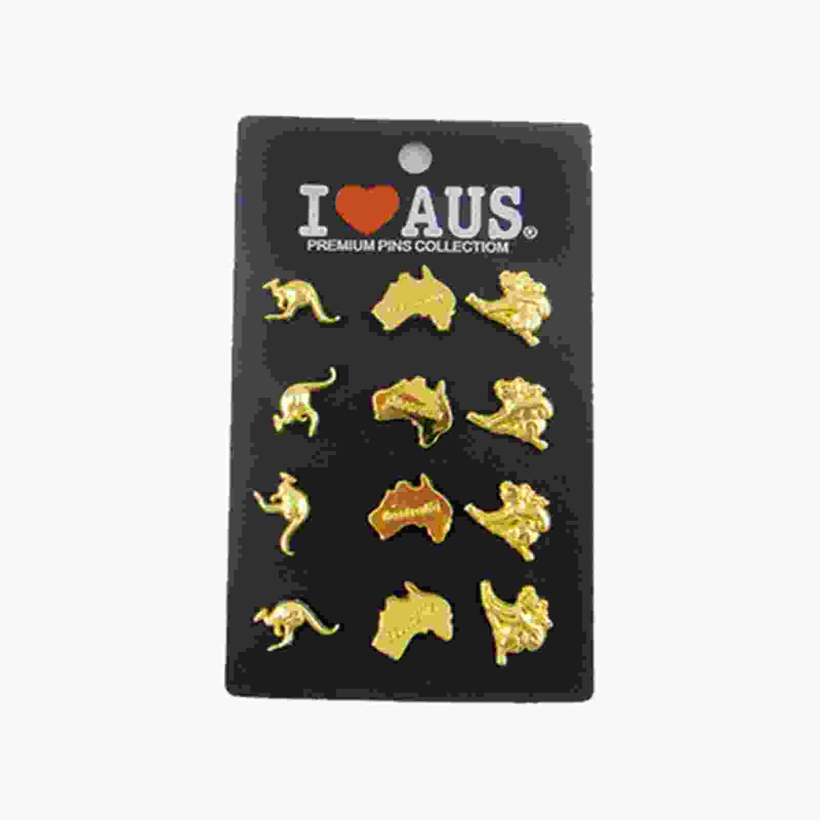 Pin-Set-12-Pcs-Kangaroo-Map-Koala