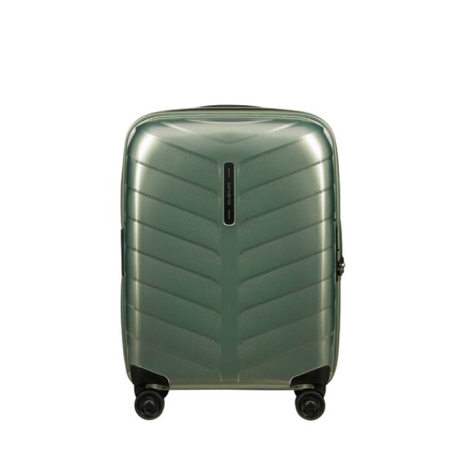 Samsonite-Attrix-55cm-Suitcase-Basil-Green-Front