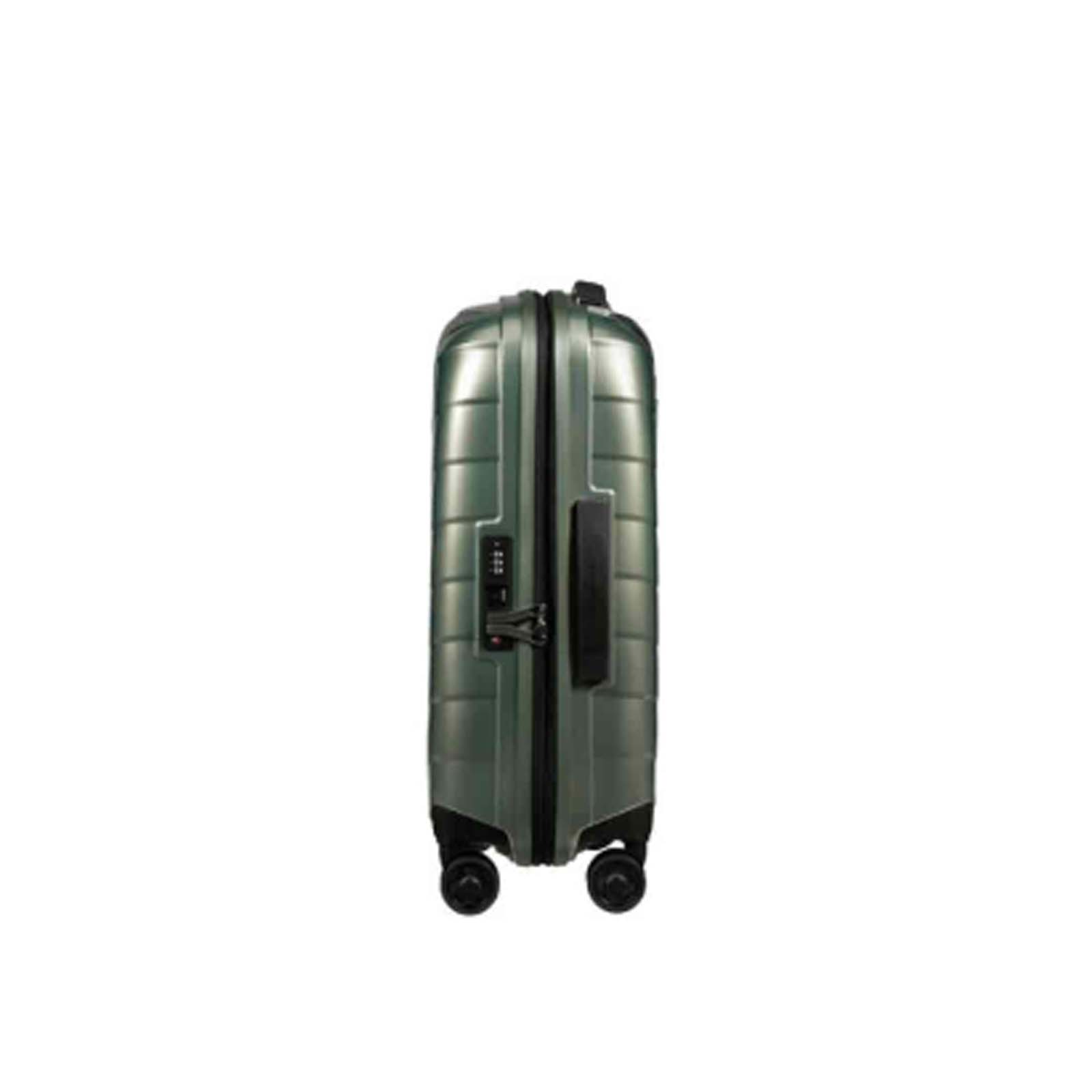 Samsonite-Attrix-55cm-Suitcase-Basil-Green-Side