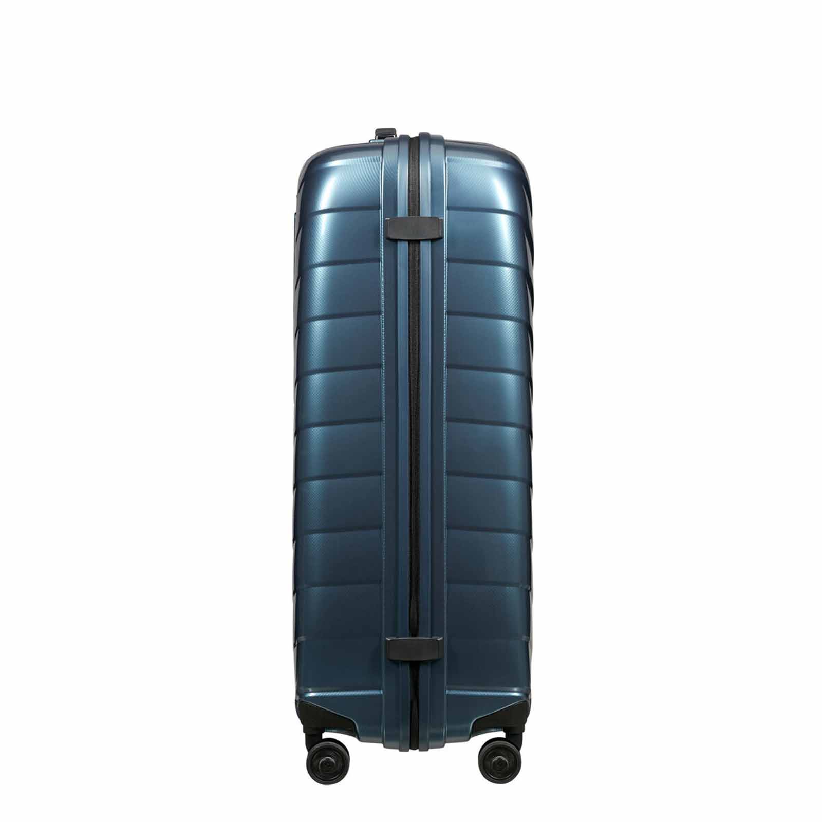 Samsonite-Attrix-81cm-Suitcase-Steel-Blue-Side