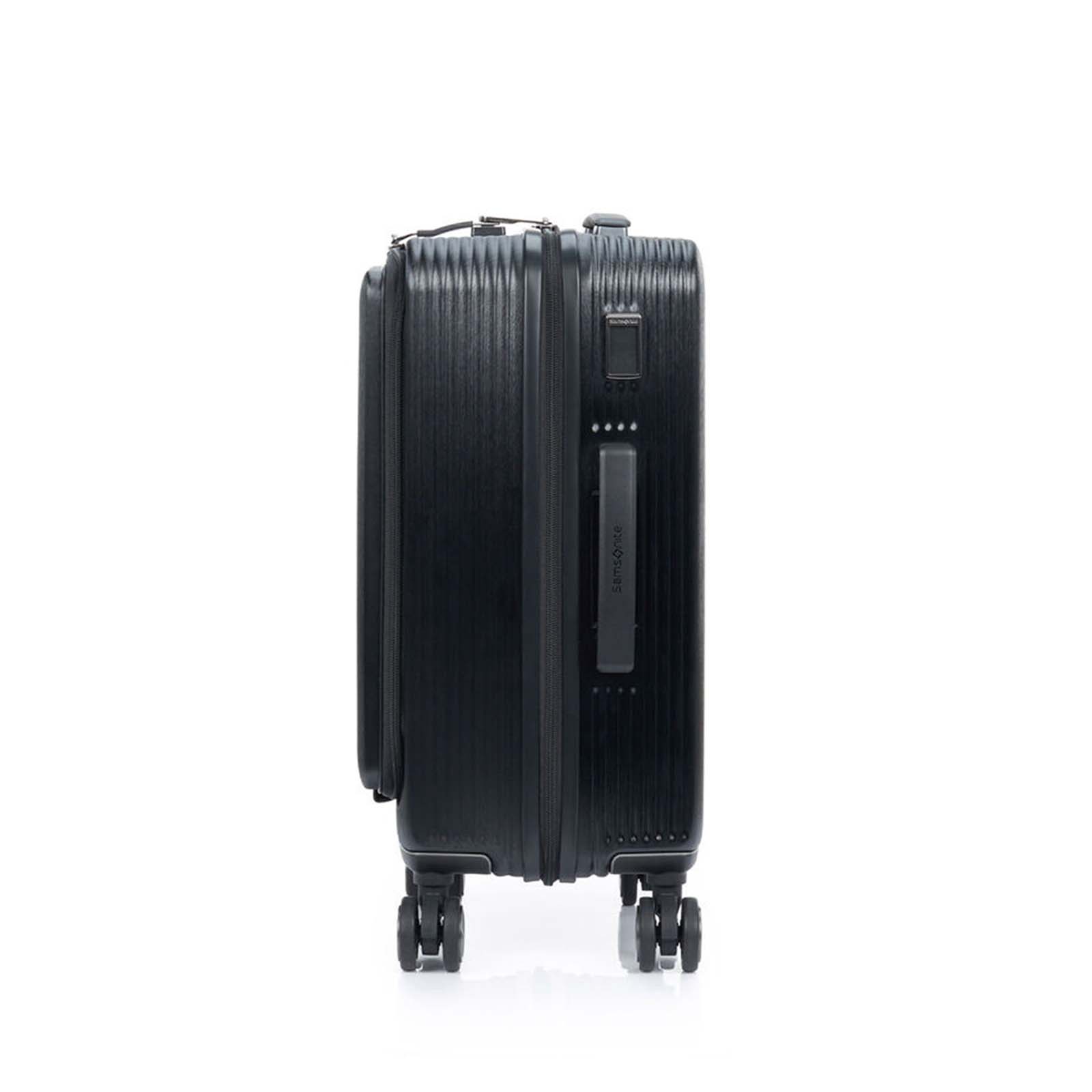 Samsonite-Beamix-55cm-Front-Pocket-Suitcase-Black-Handle