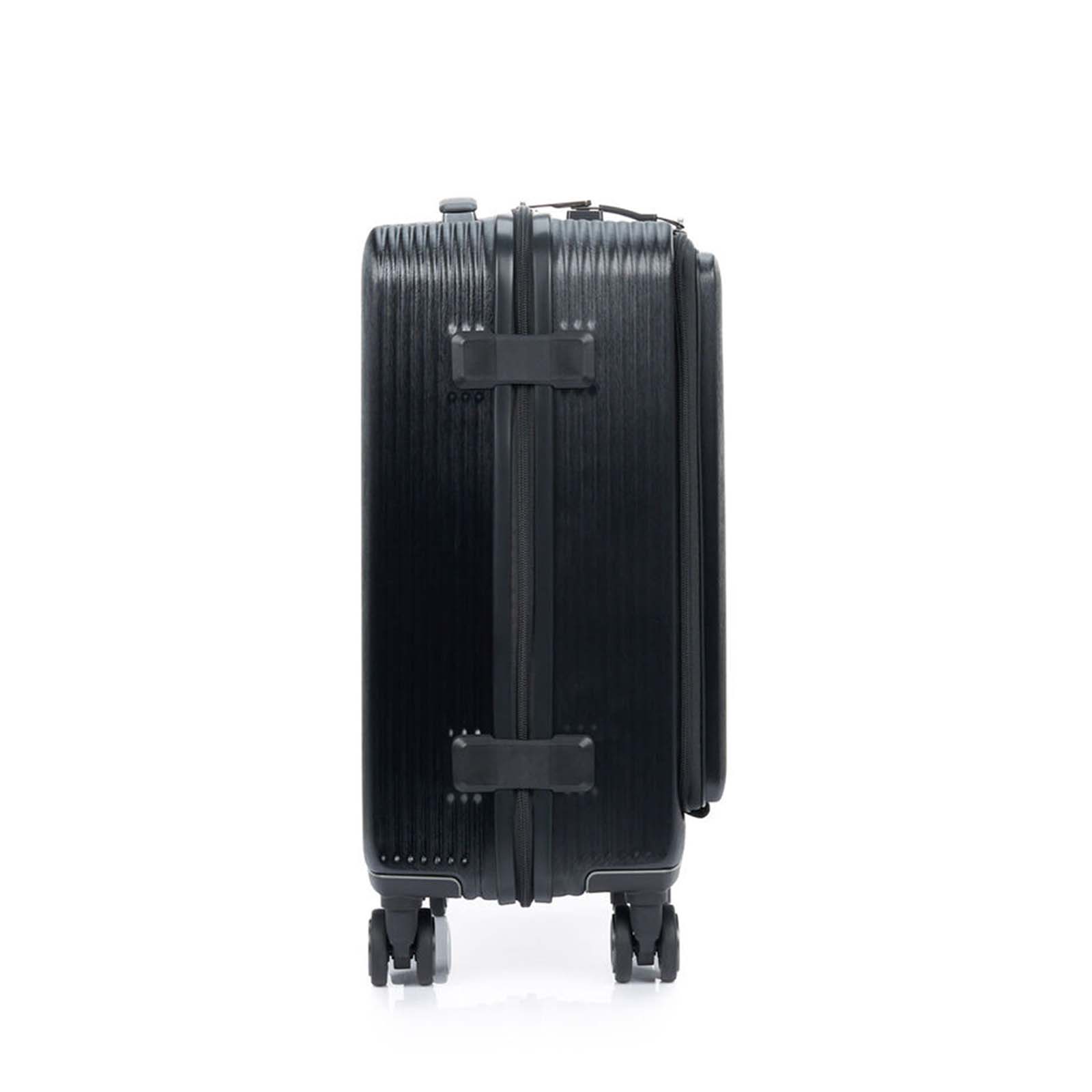 Samsonite-Beamix-55cm-Front-Pocket-Suitcase-Black-Side