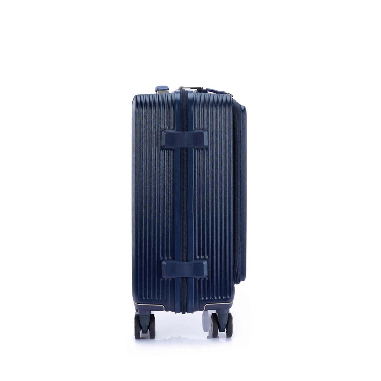 Samsonite-Beamix-55cm-Front-Pocket-Suitcase-Navy-Side