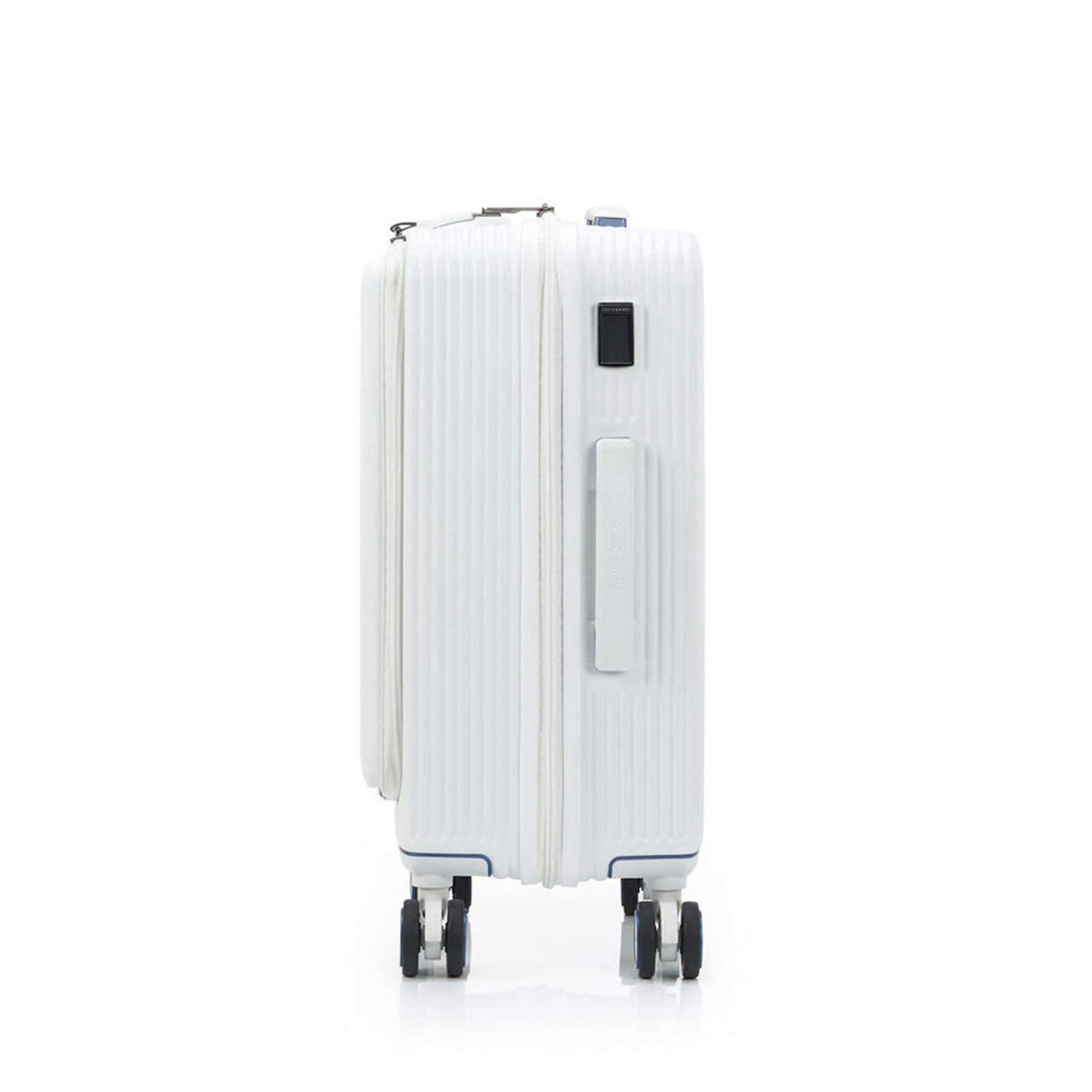 Samsonite-Beamix-55cm-Front-Pocket-Suitcase-White-Handle