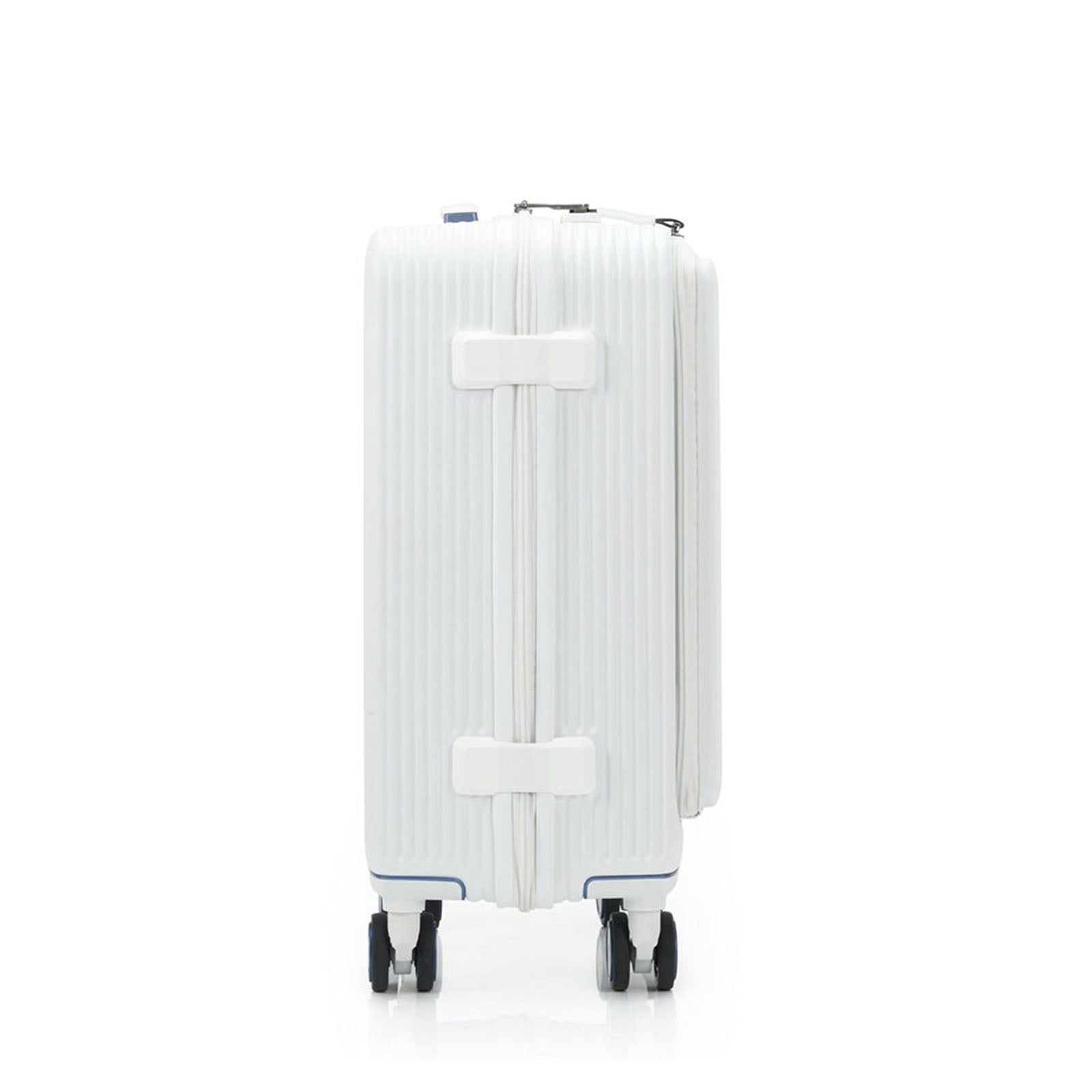 Samsonite-Beamix-55cm-Front-Pocket-Suitcase-White-Side