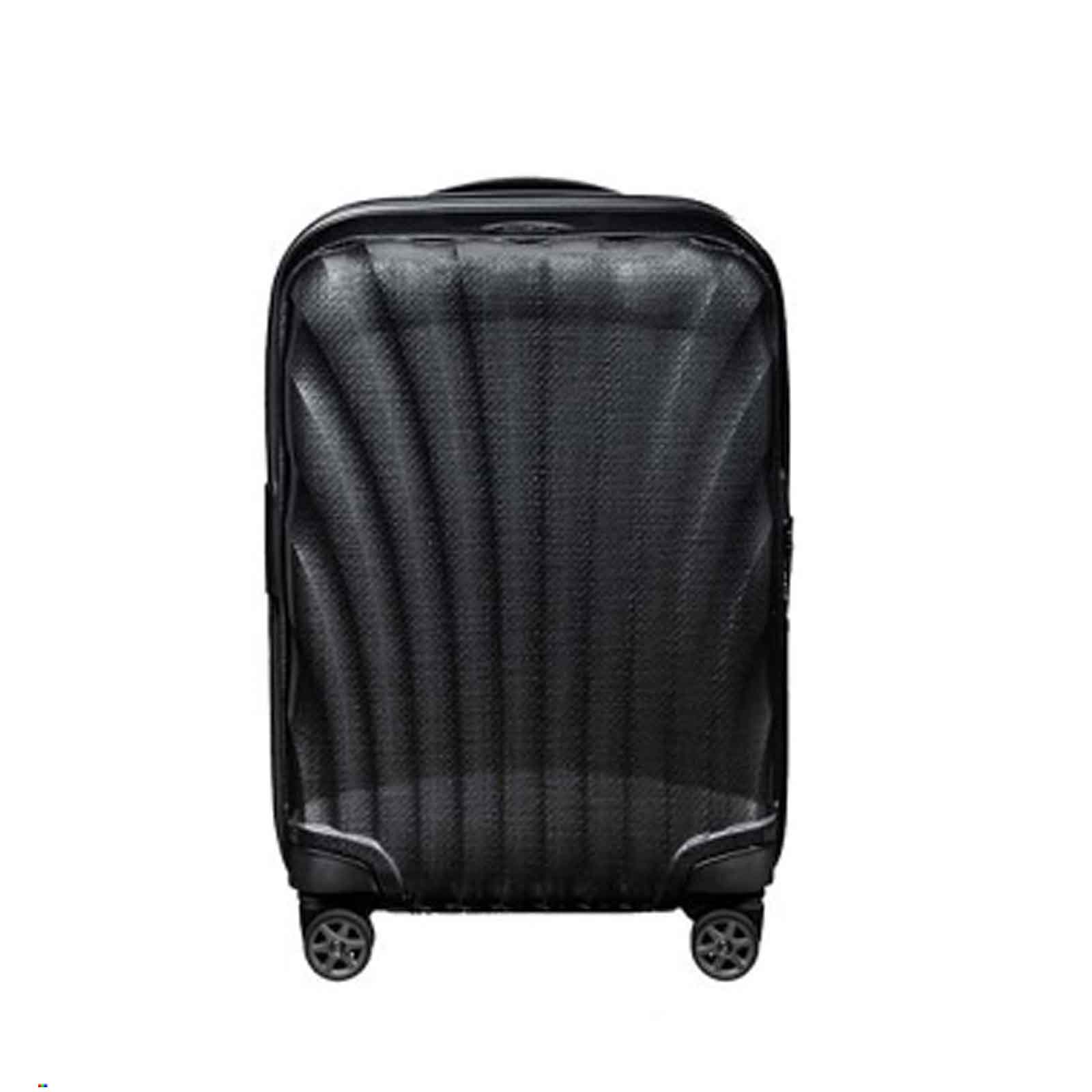 Samsonite-C-Lite-55cm-Exp-Suitcase-Black-Front