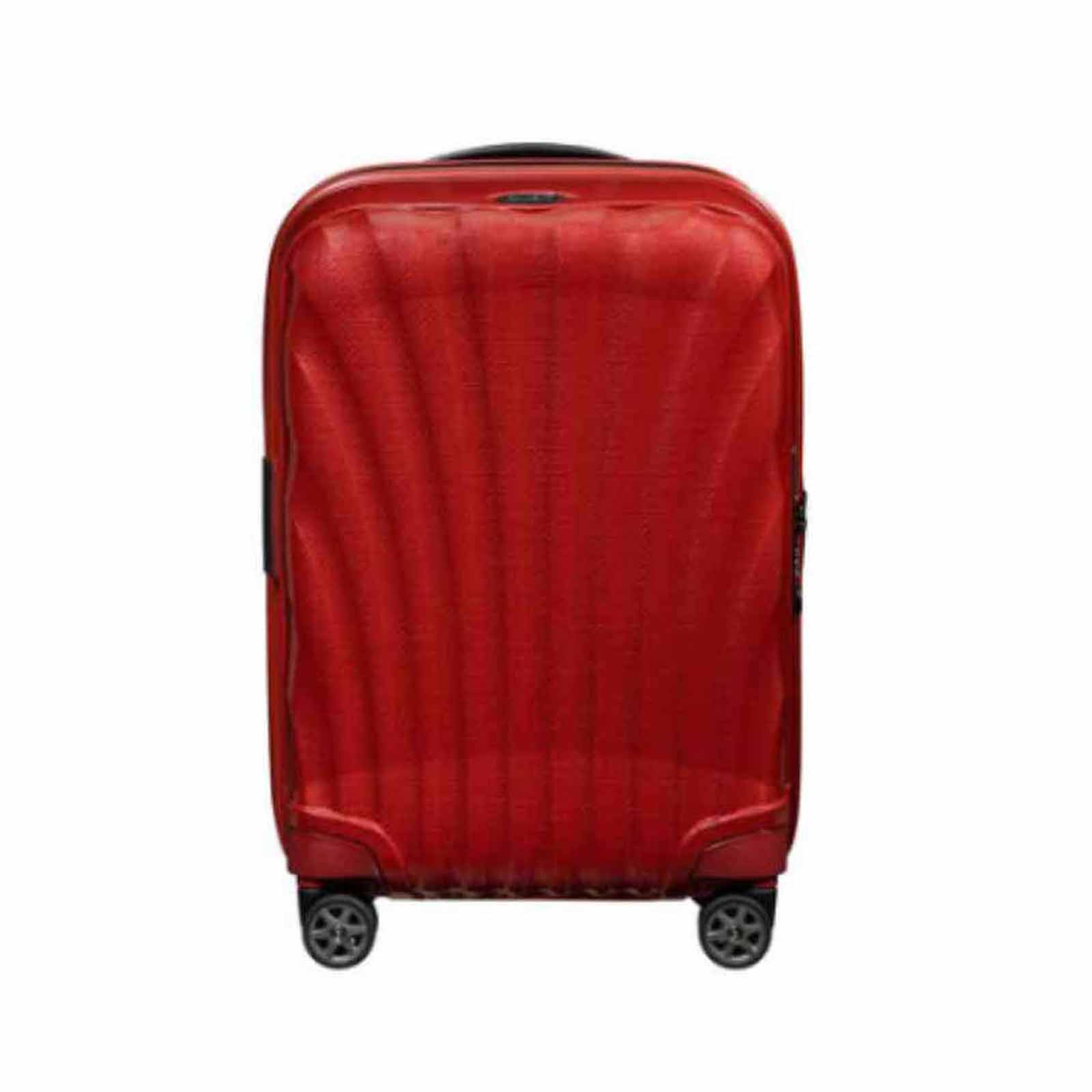 Samsonite-C-Lite-55cm-Exp-Suitcase-Chilli-Red-Front