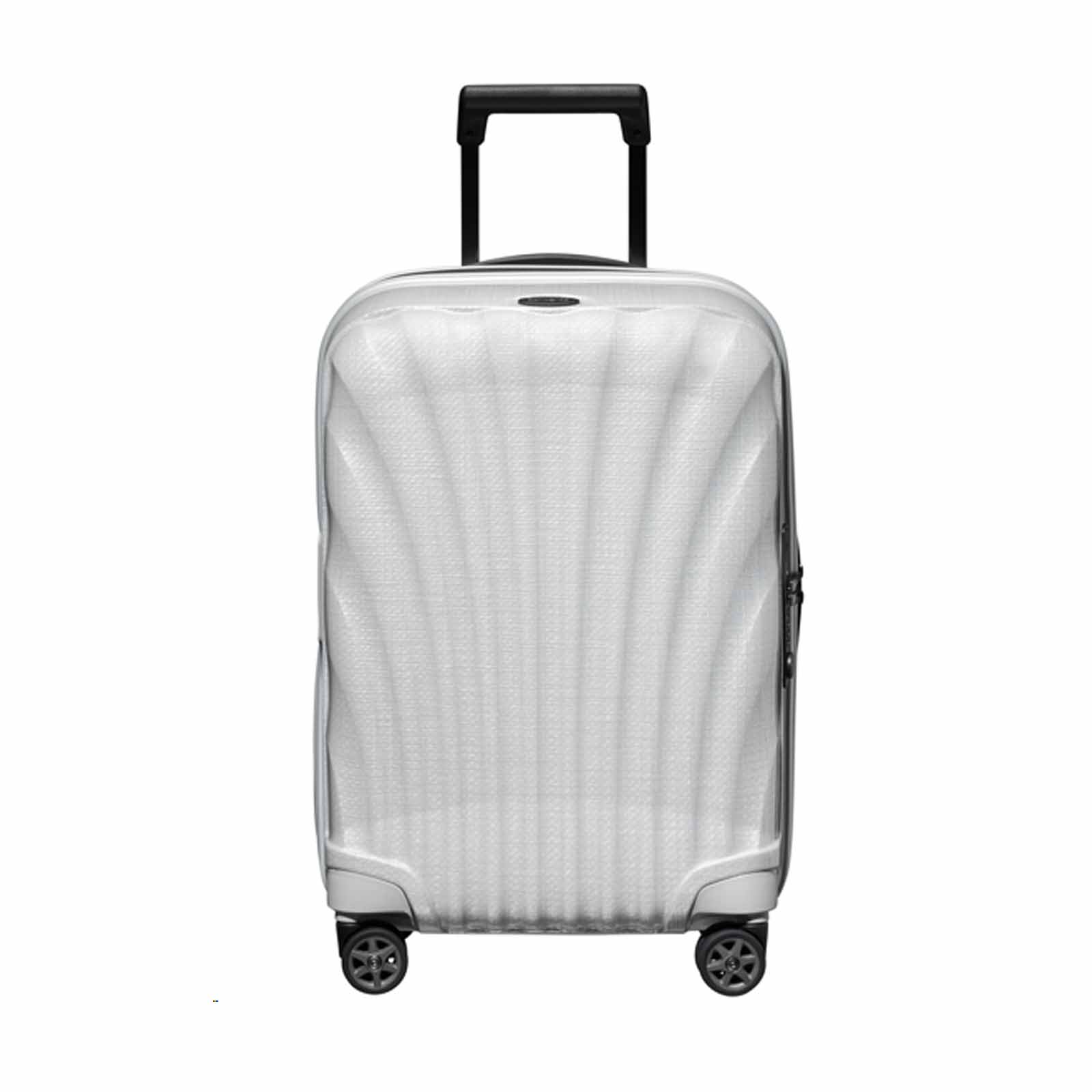 Samsonite-C-Lite-55cm-Exp-Suitcase-Off-White-Front