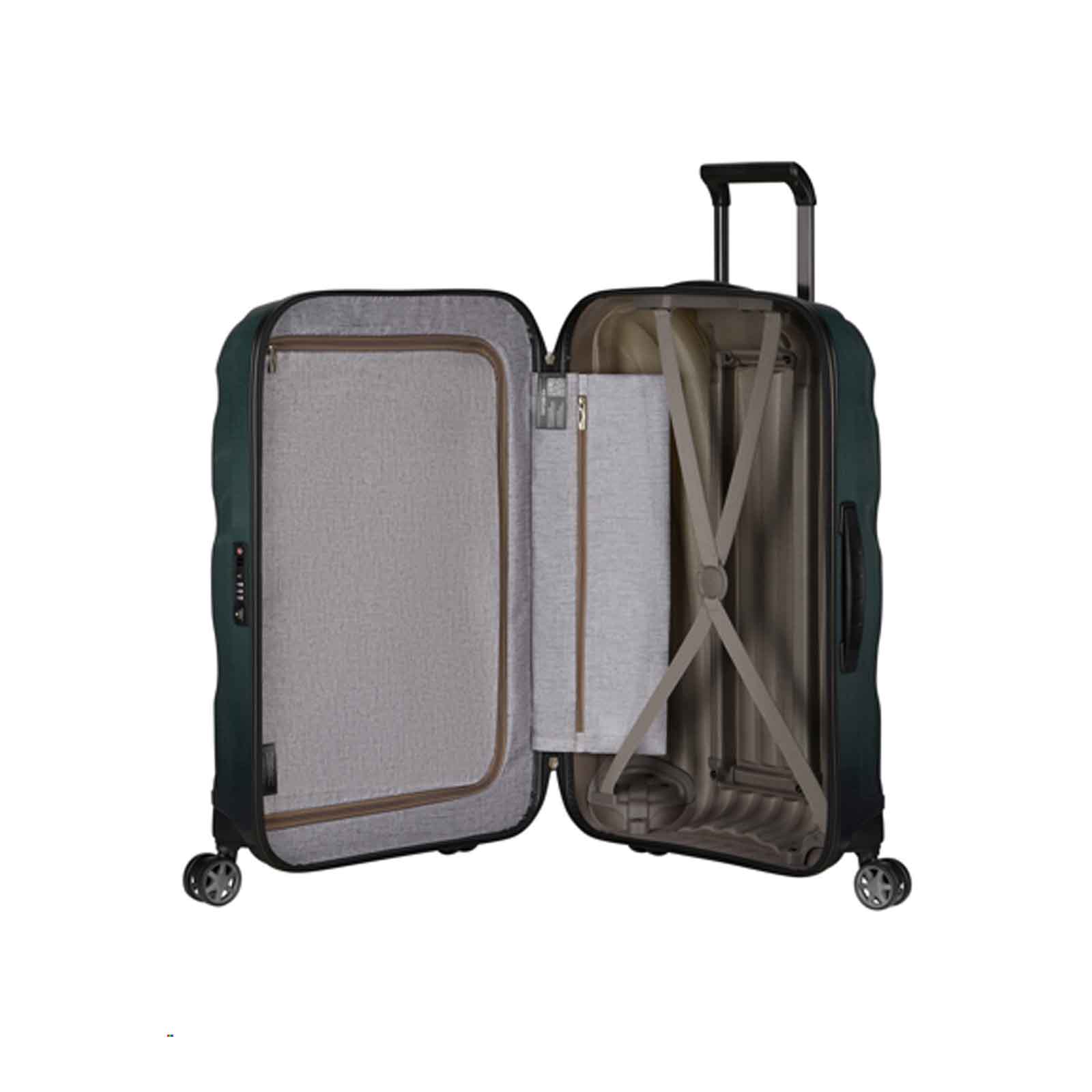 Samsonite-C-Lite-69cm-Suitcase-Northern-Lights-Open