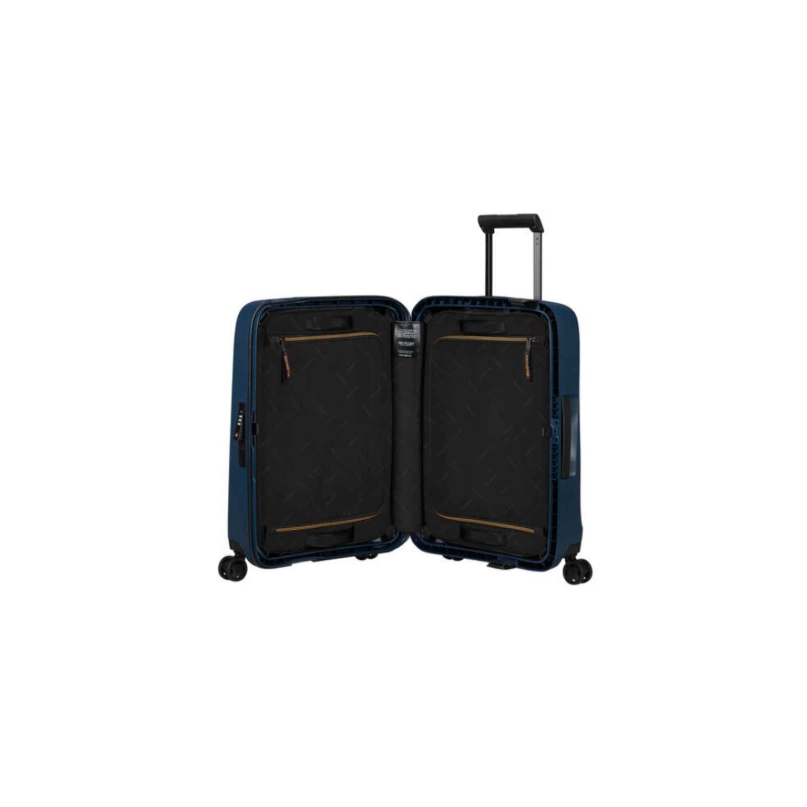 Samsonite-Essens-55cm-Carry-On-Suitcase-Navy-Open