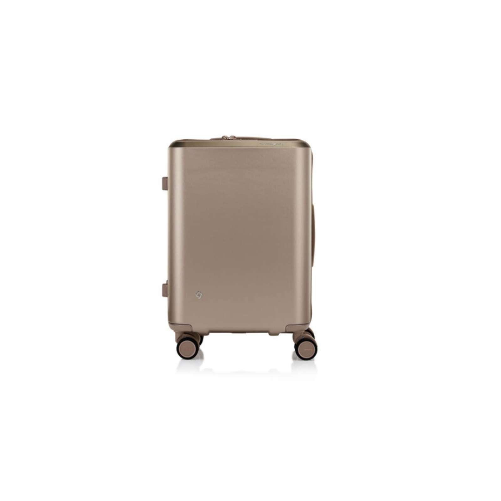 Samsonite-Evoa-Z-55cm-Suitcase-Ivory-Gold-Front