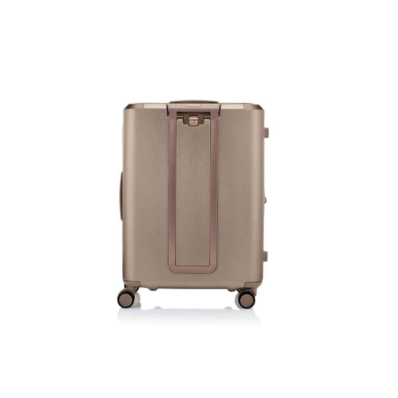 Samsonite-Evoa-Z-69cm-Suitcase-Ivory-Gold-Back