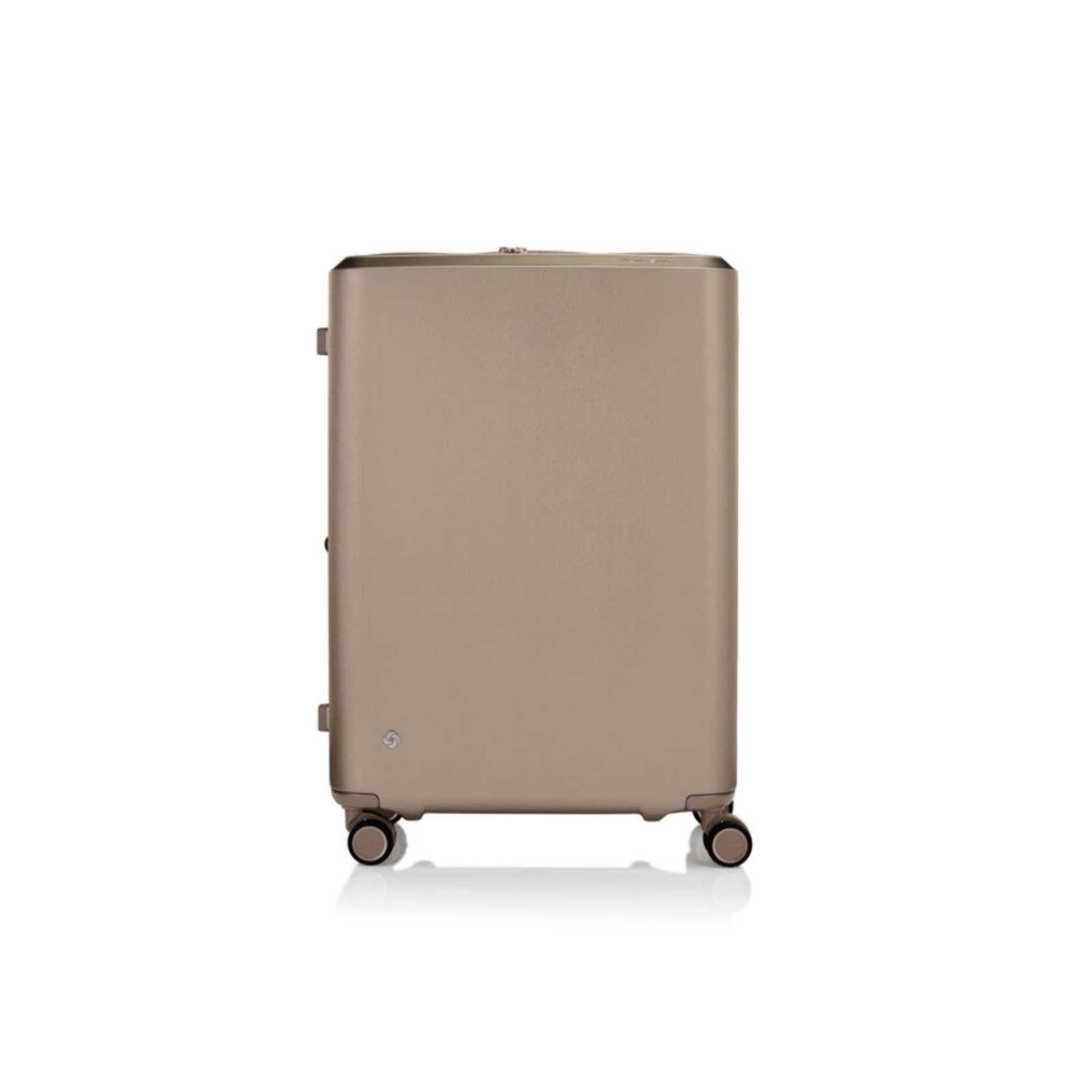 Samsonite-Evoa-Z-75cm-Suitcase-Ivory-Gold-Front