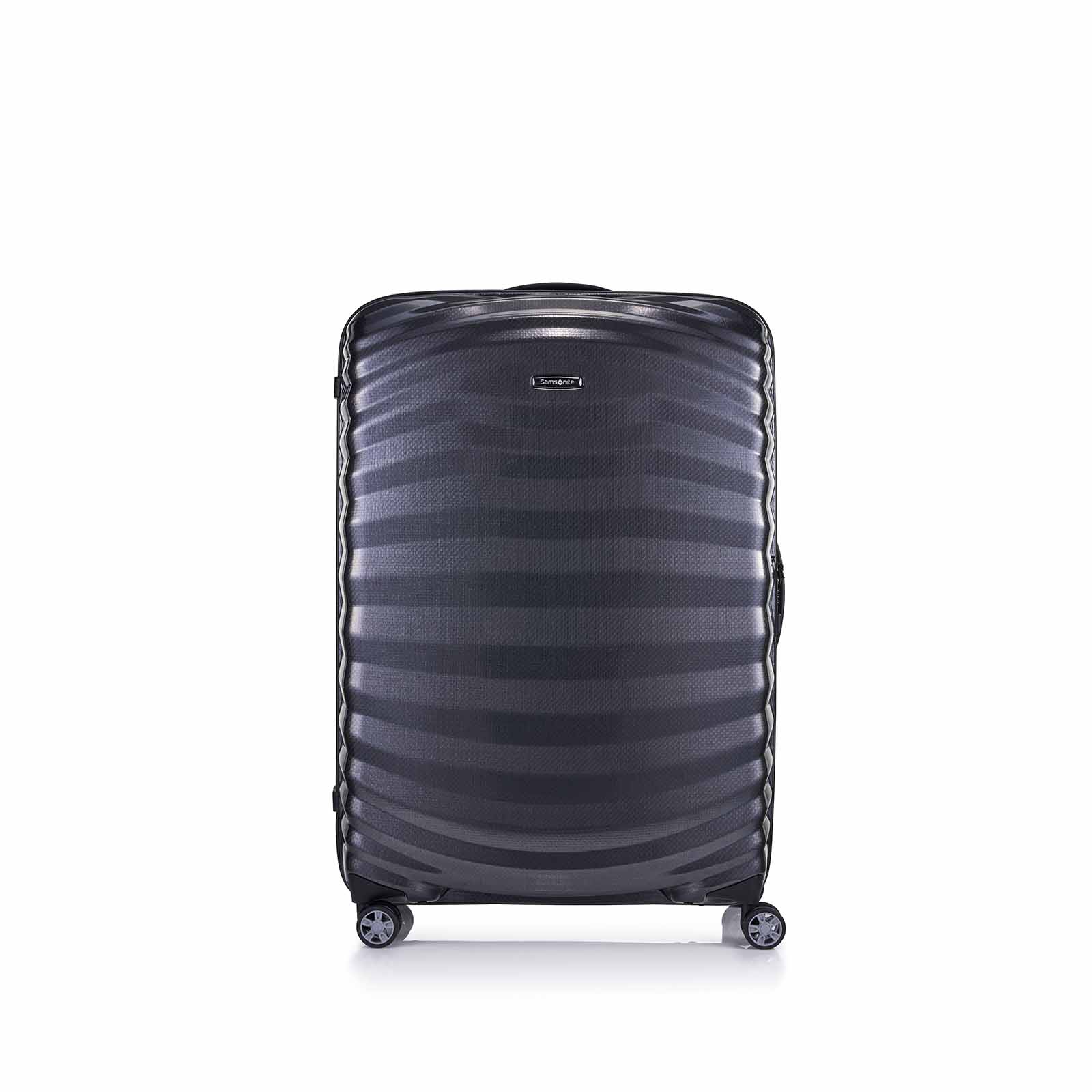 Samsonite-Lite-Shock-Sport-81cm-Suitcase-Black-Front