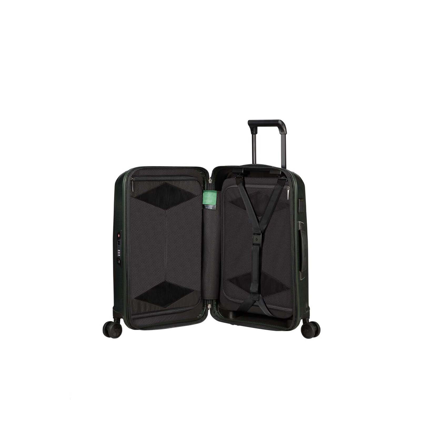 Samsonite-Major-Lite-55cm-Suitcase-Climbing-Ivy-Open