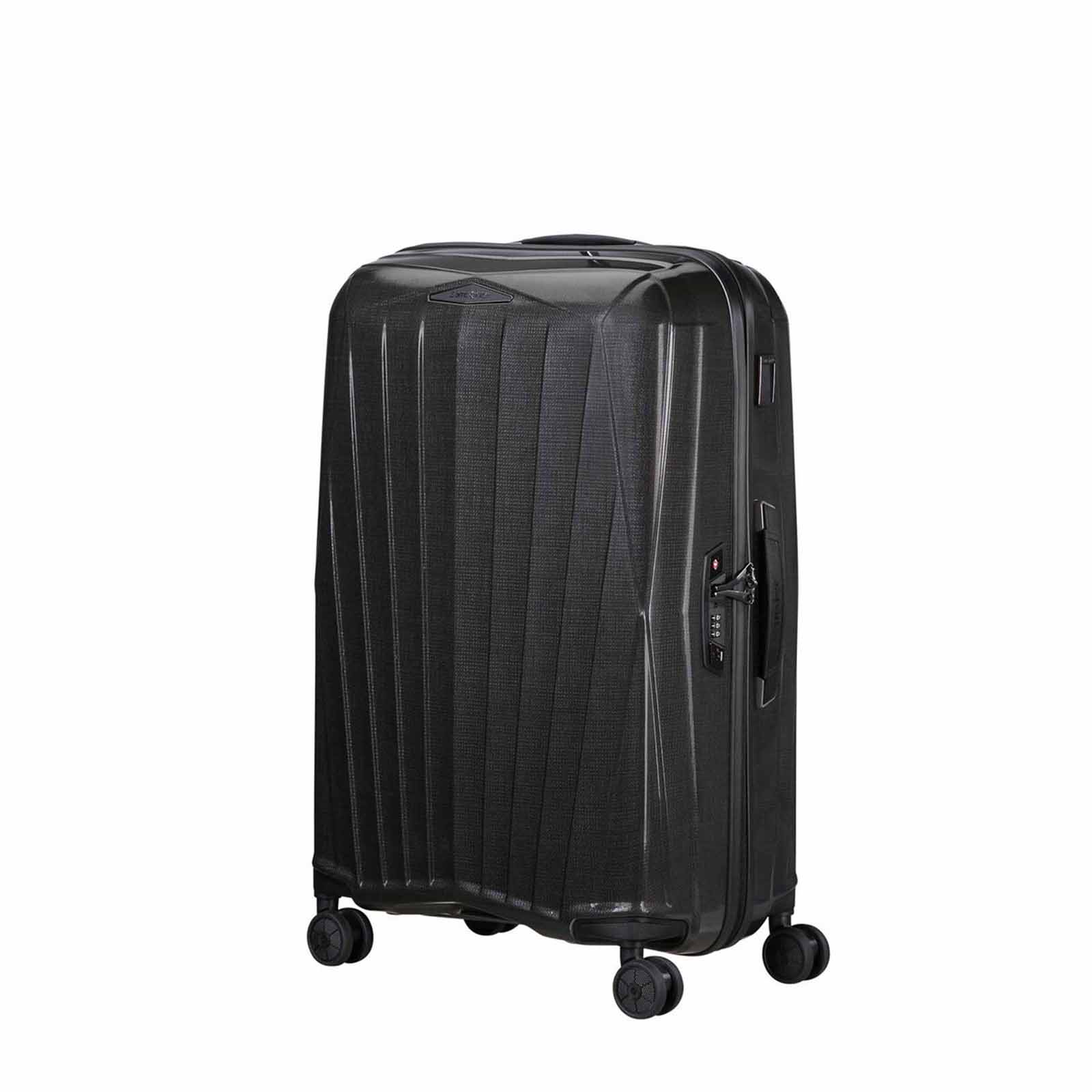 Samsonite-Major-Lite-69cm-Suitcase-Black-Front-Angle