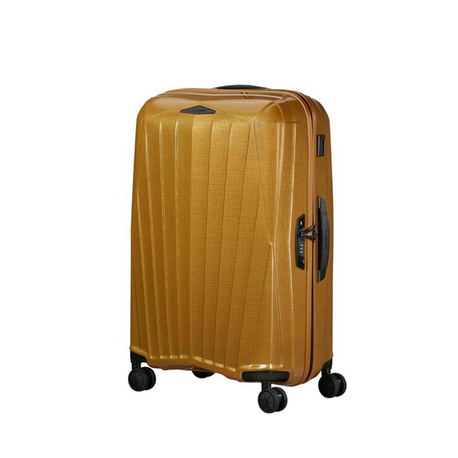 Samsonite-Major-Lite-69cm-Suitcase-Saffron-Yellow-Angle