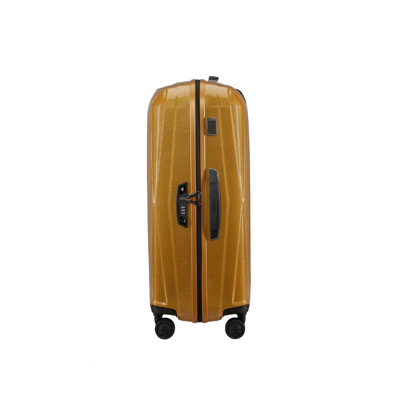 Samsonite-Major-Lite-69cm-Suitcase-Saffron-Yellow-Handle