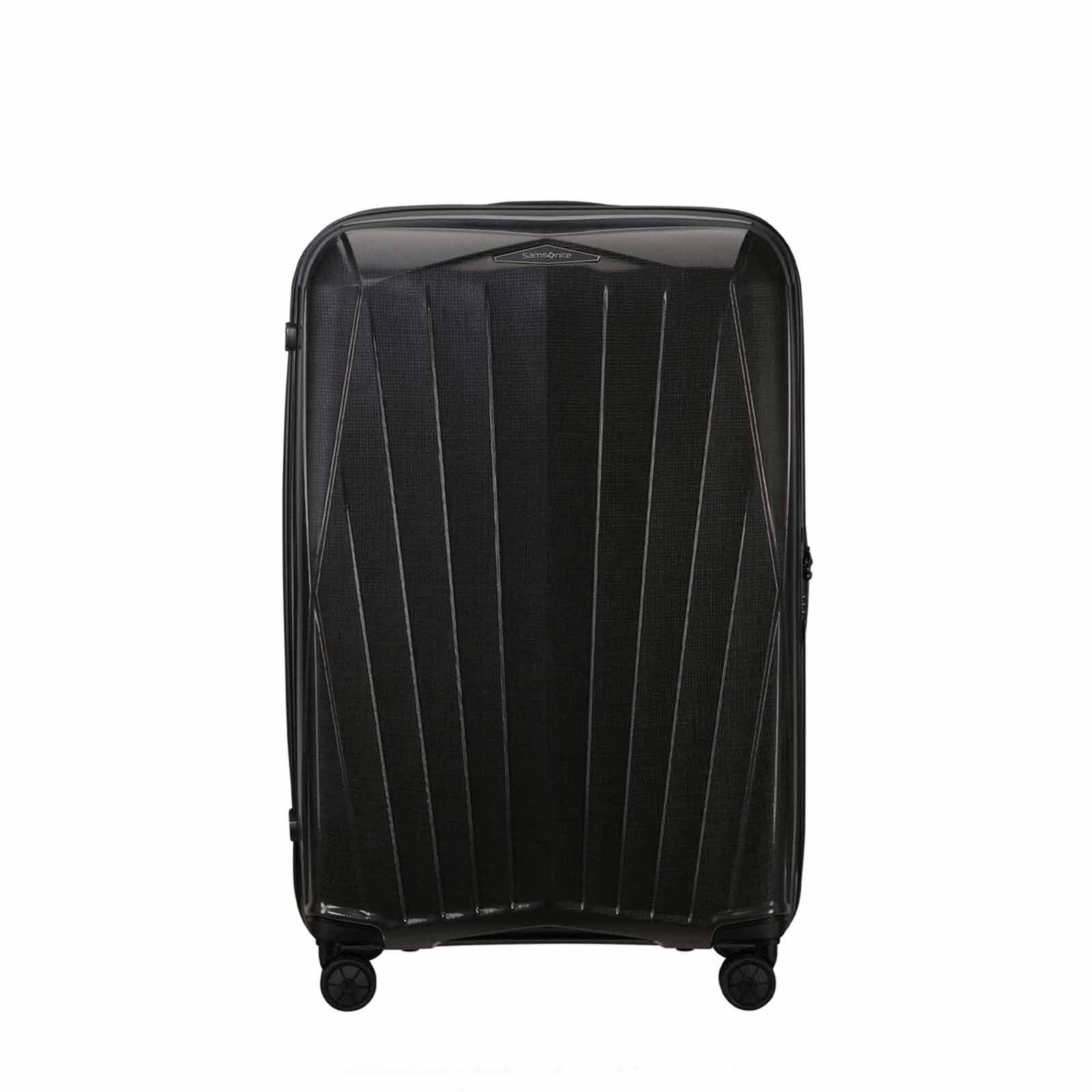 Samsonite-Major-Lite-77cm-Suitcase-Black-Front